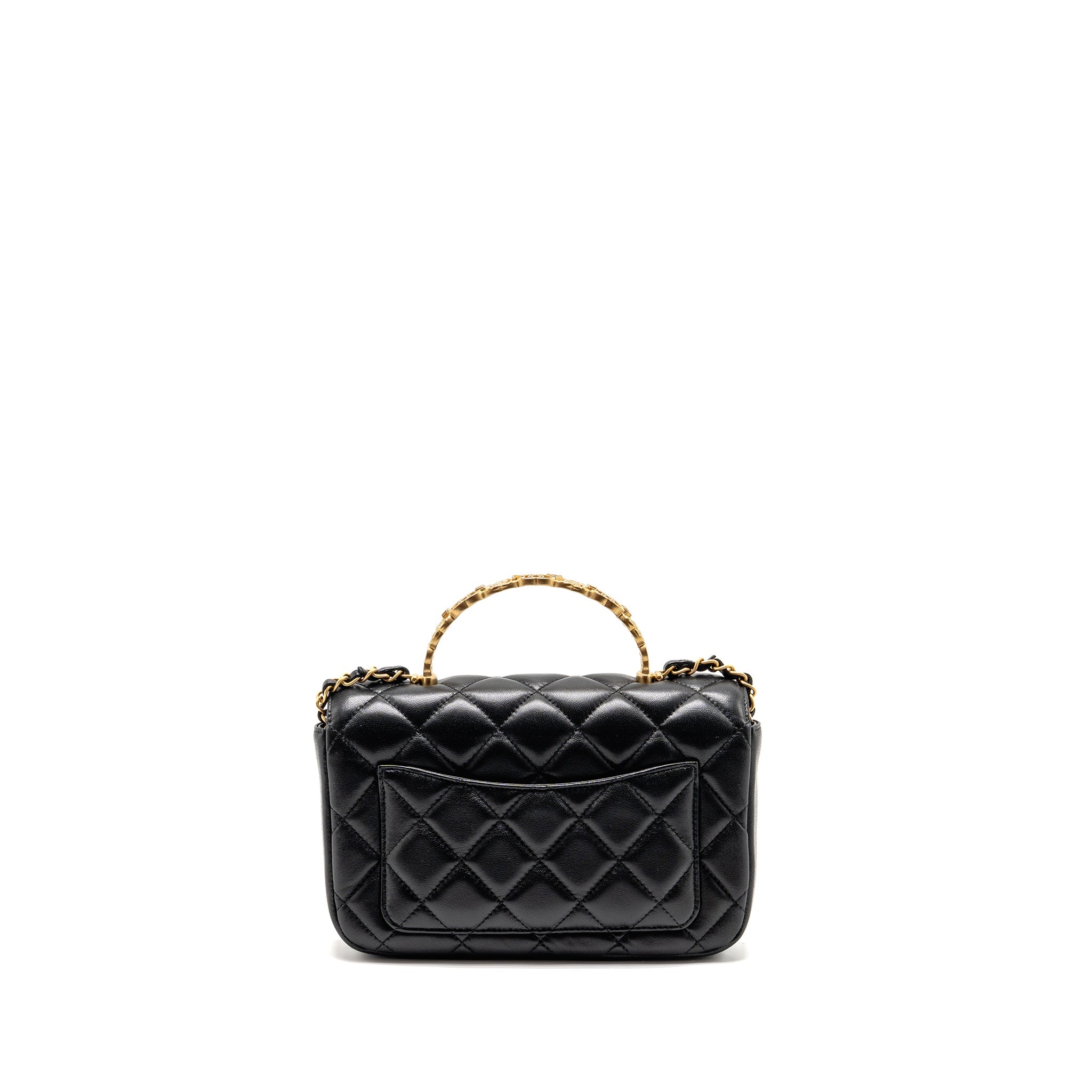 chanel-24s-cc-logo-top-handle-flap-bag-with-chain-lambskin-black-ghw-microchip-copy