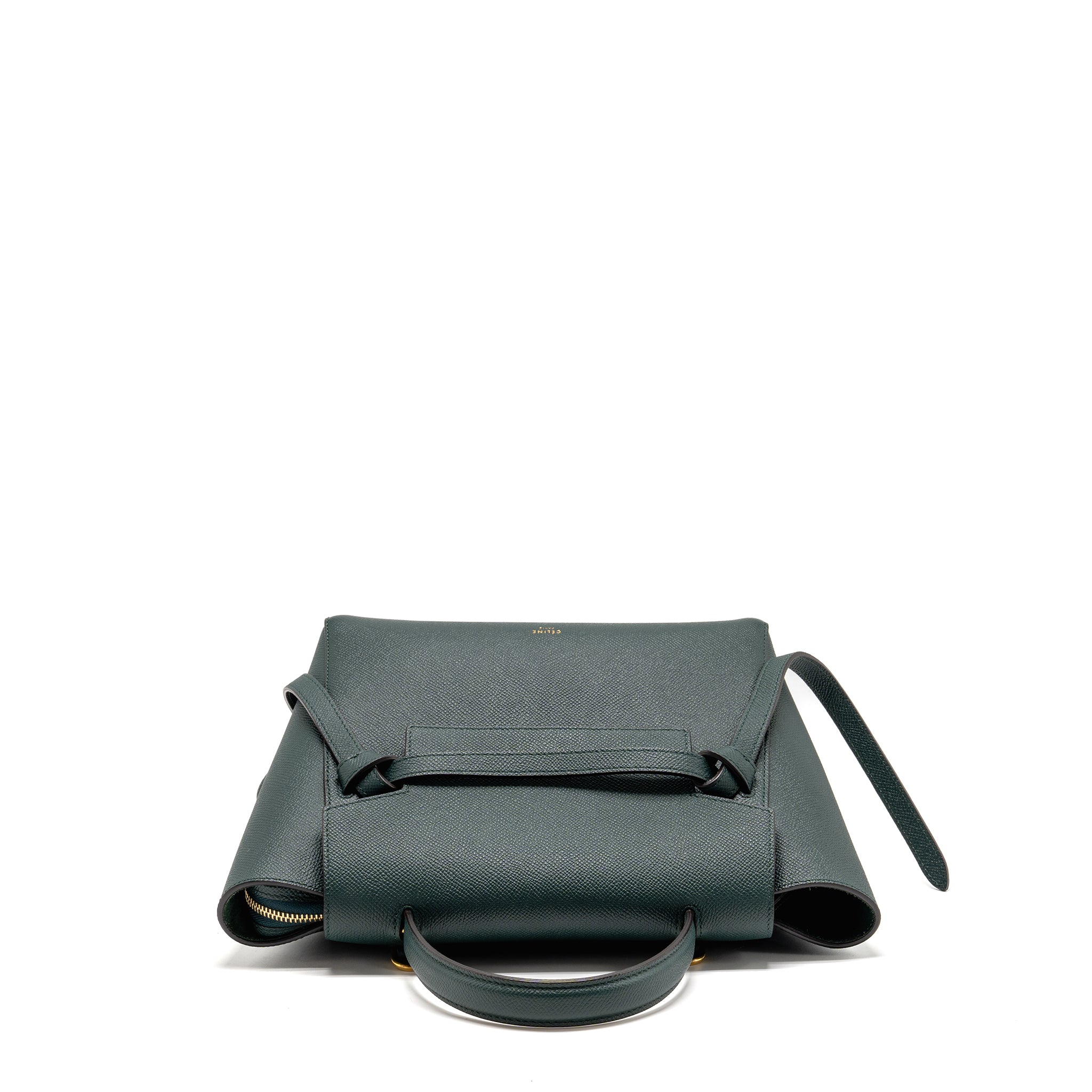 celine-micro-belt-bag-calfskin-green-ghw