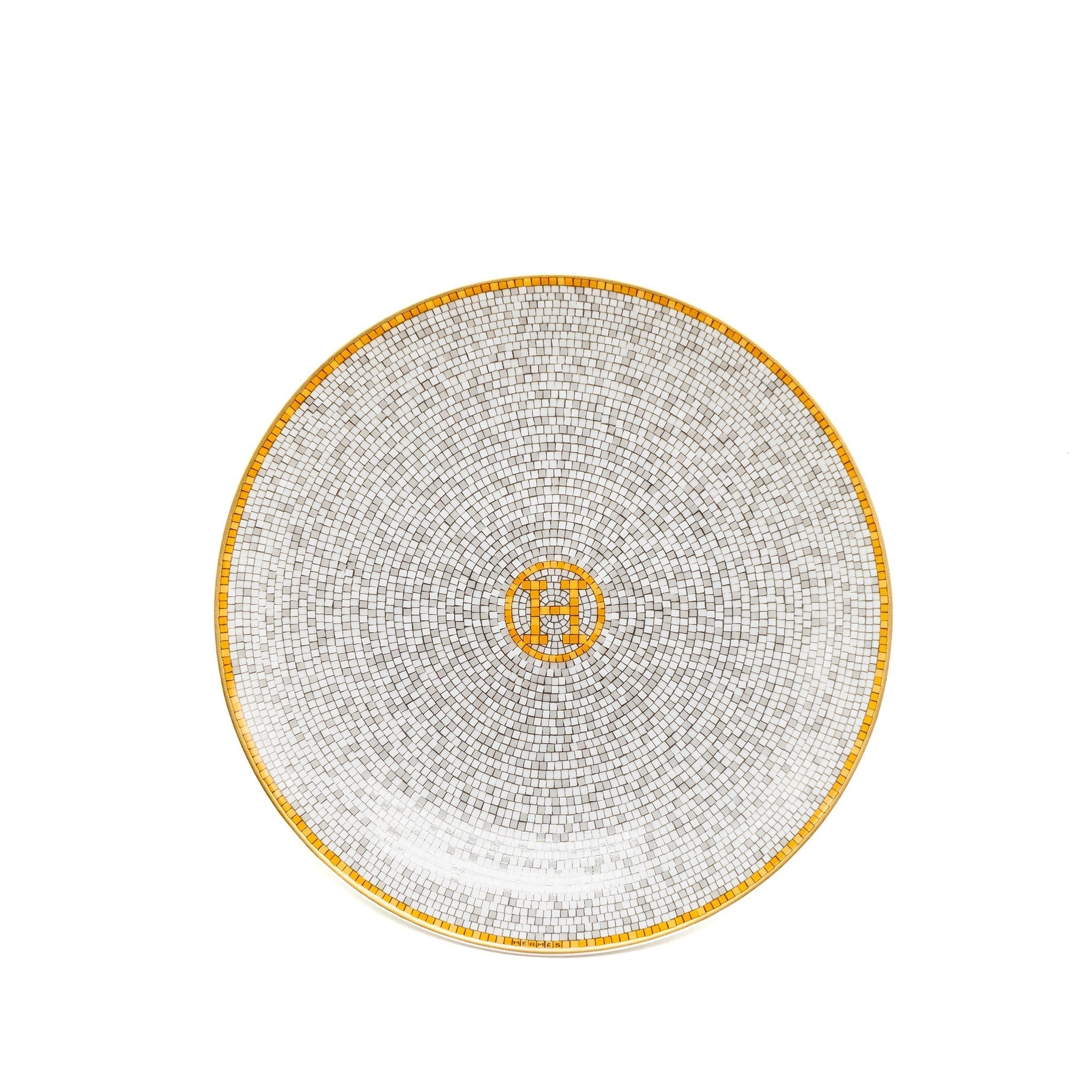 hermes-mosaique-au-24-gold-bread-and-butter-plates-2-in-a-set
