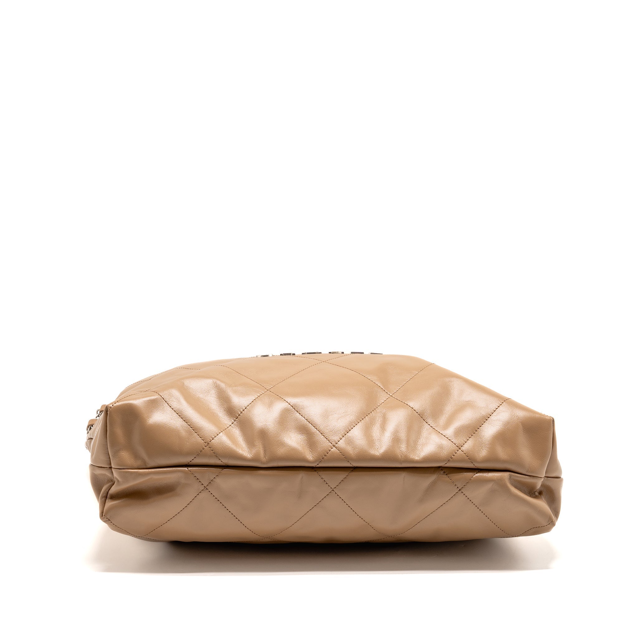 chanel-large-22-bag-shiny-calfskin-dark-beige-ghwmicrochip