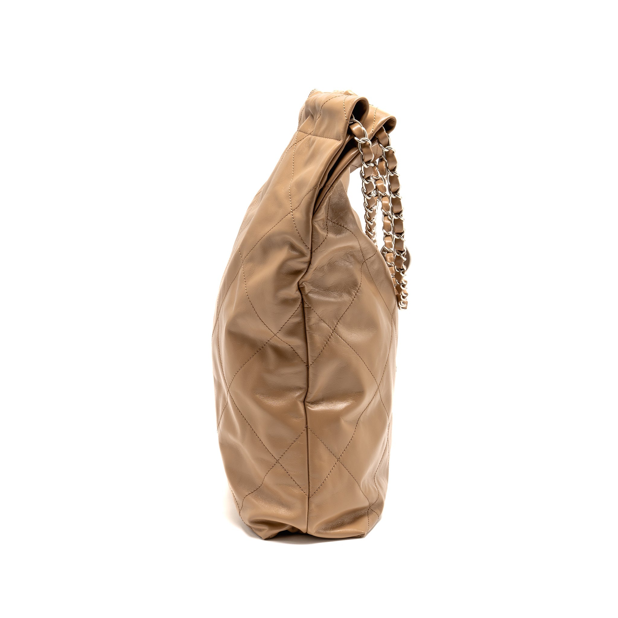 chanel-large-22-bag-shiny-calfskin-dark-beige-ghwmicrochip