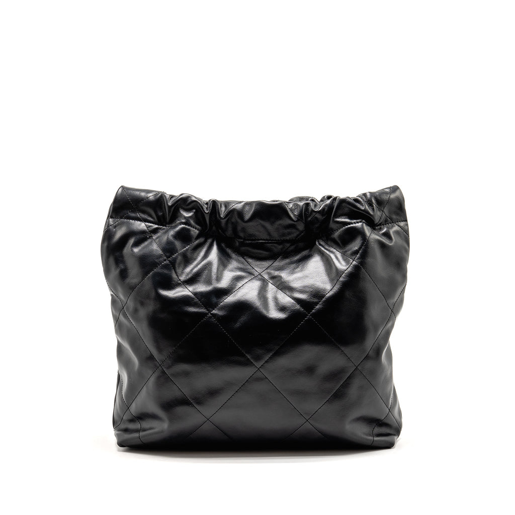 chanel-small-22-bag-white-letter-shiny-calfskin-black-ghw-microchip