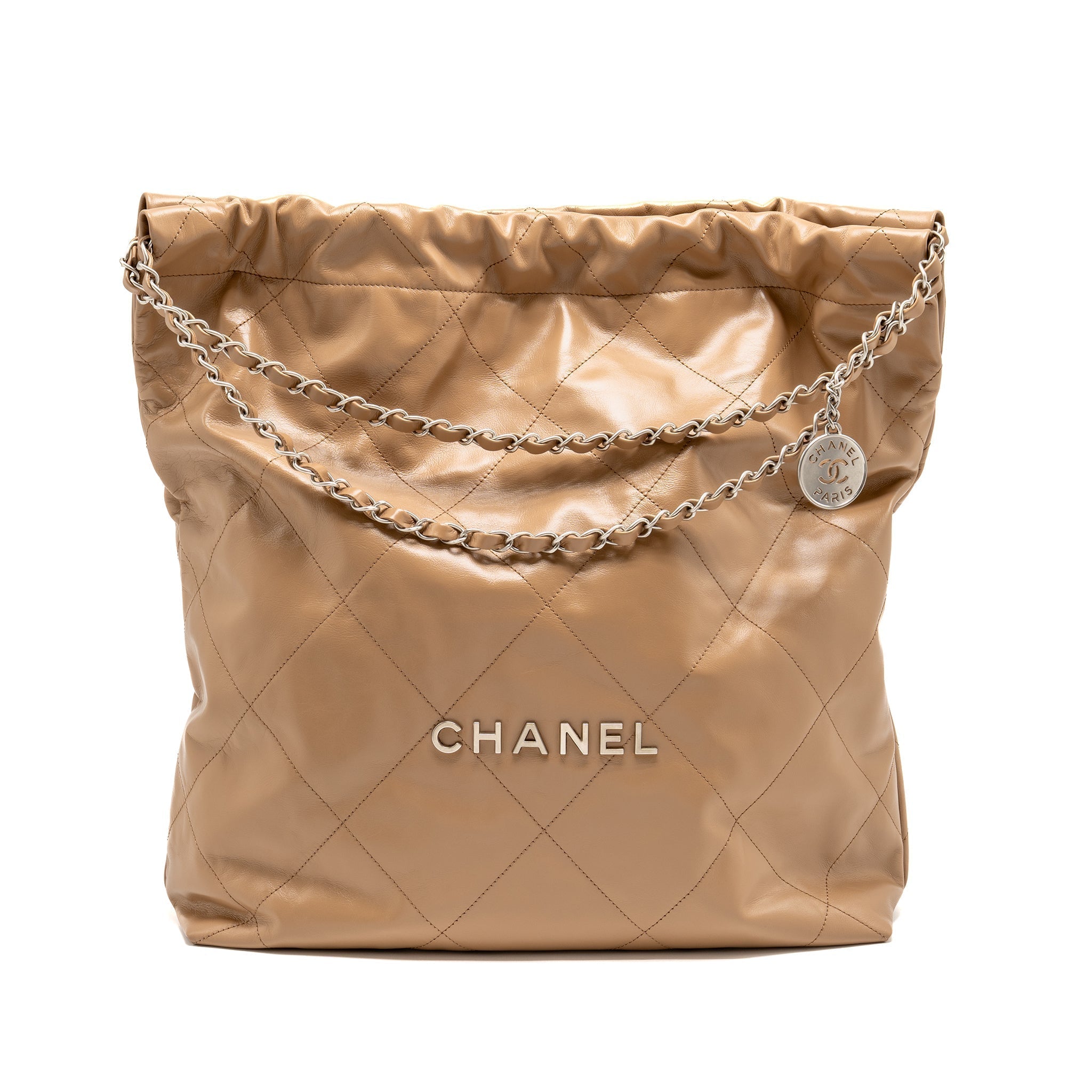 chanel-large-22-bag-shiny-calfskin-dark-beige-ghwmicrochip