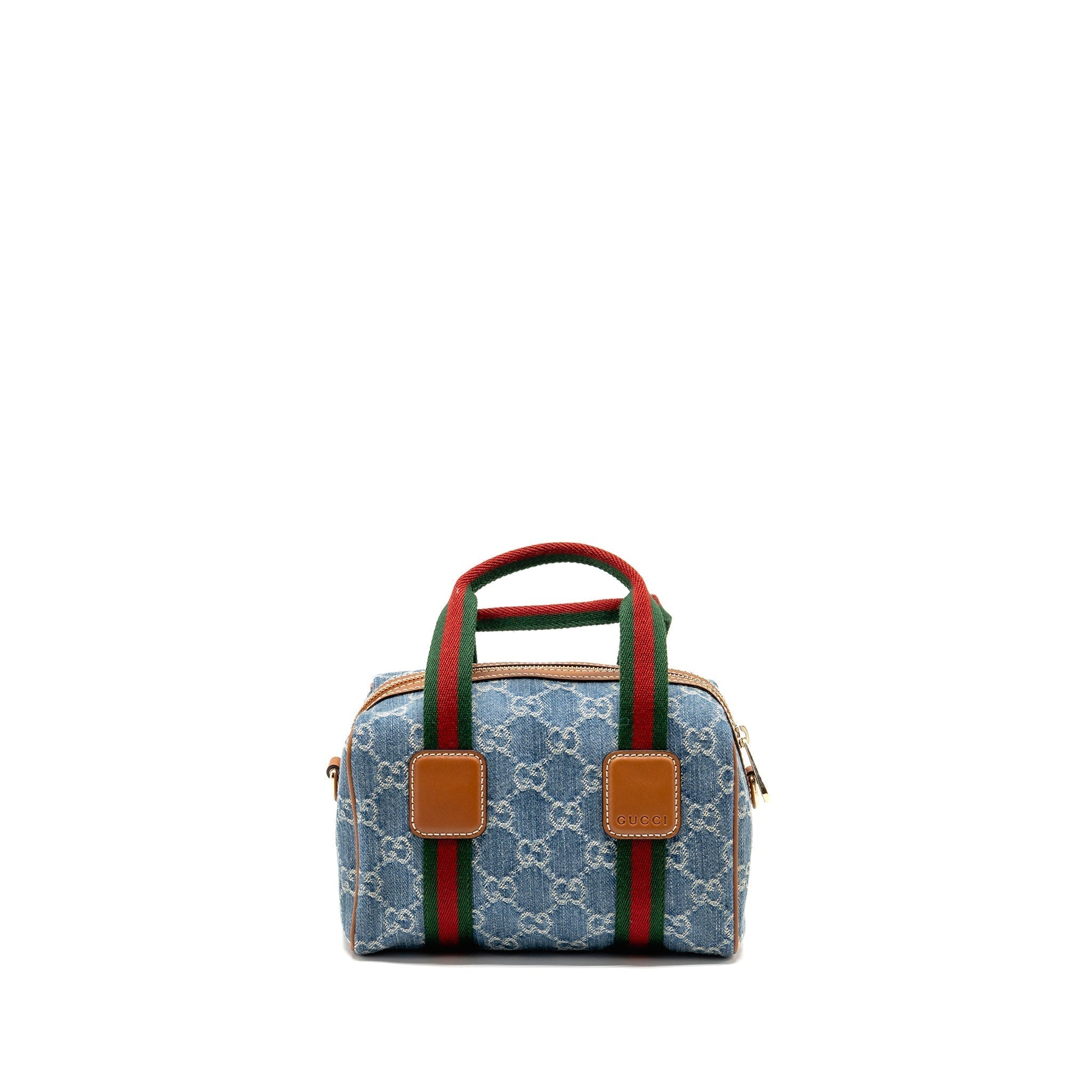 gucci-mini-gg-handbag-gg-denim-leather-light-blue-white-brown-ghw