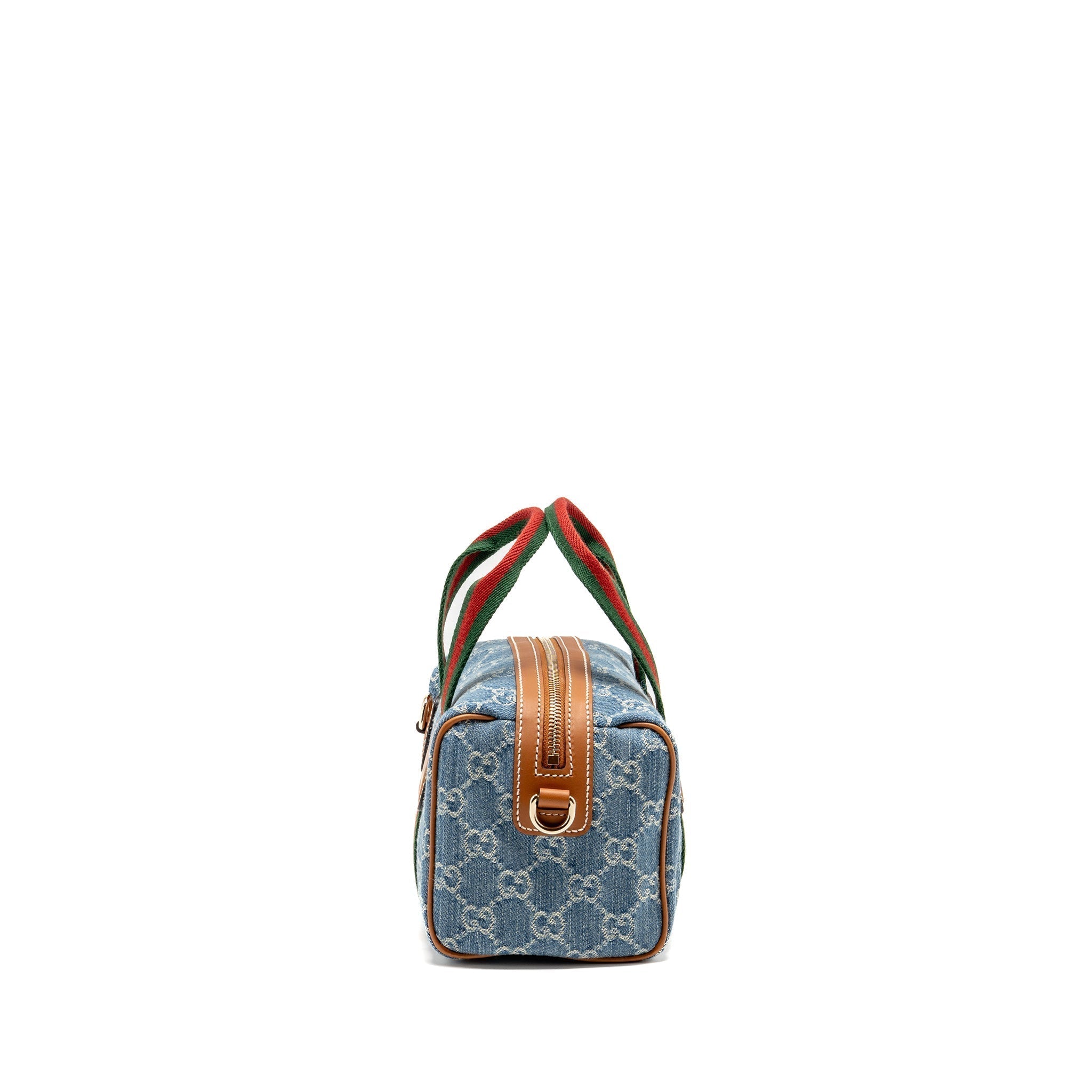 gucci-mini-gg-handbag-gg-denim-leather-light-blue-white-brown-ghw