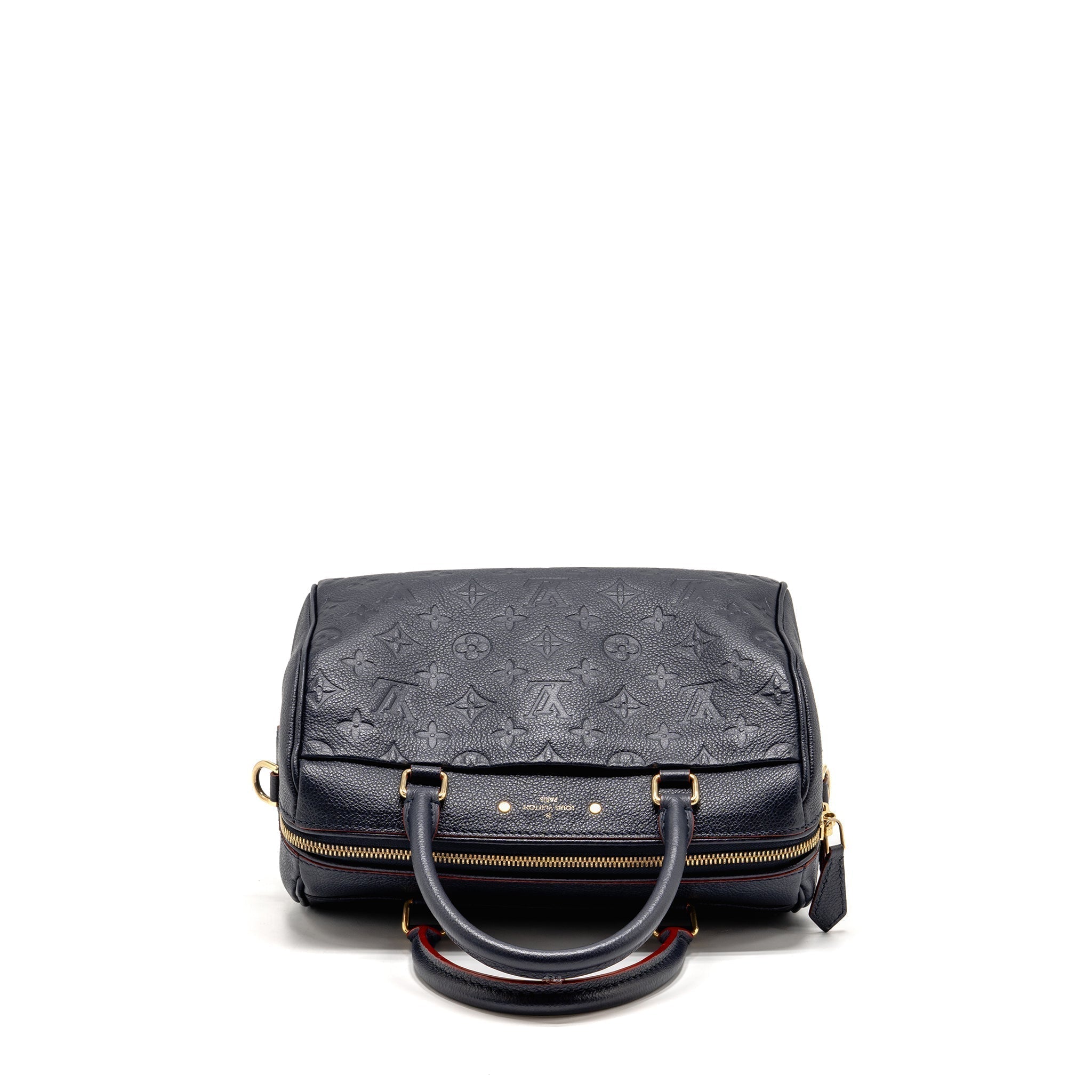 louis-vuitton-speedy-25-bandouliere-monogram-empreinte-navy-red-ghw-1