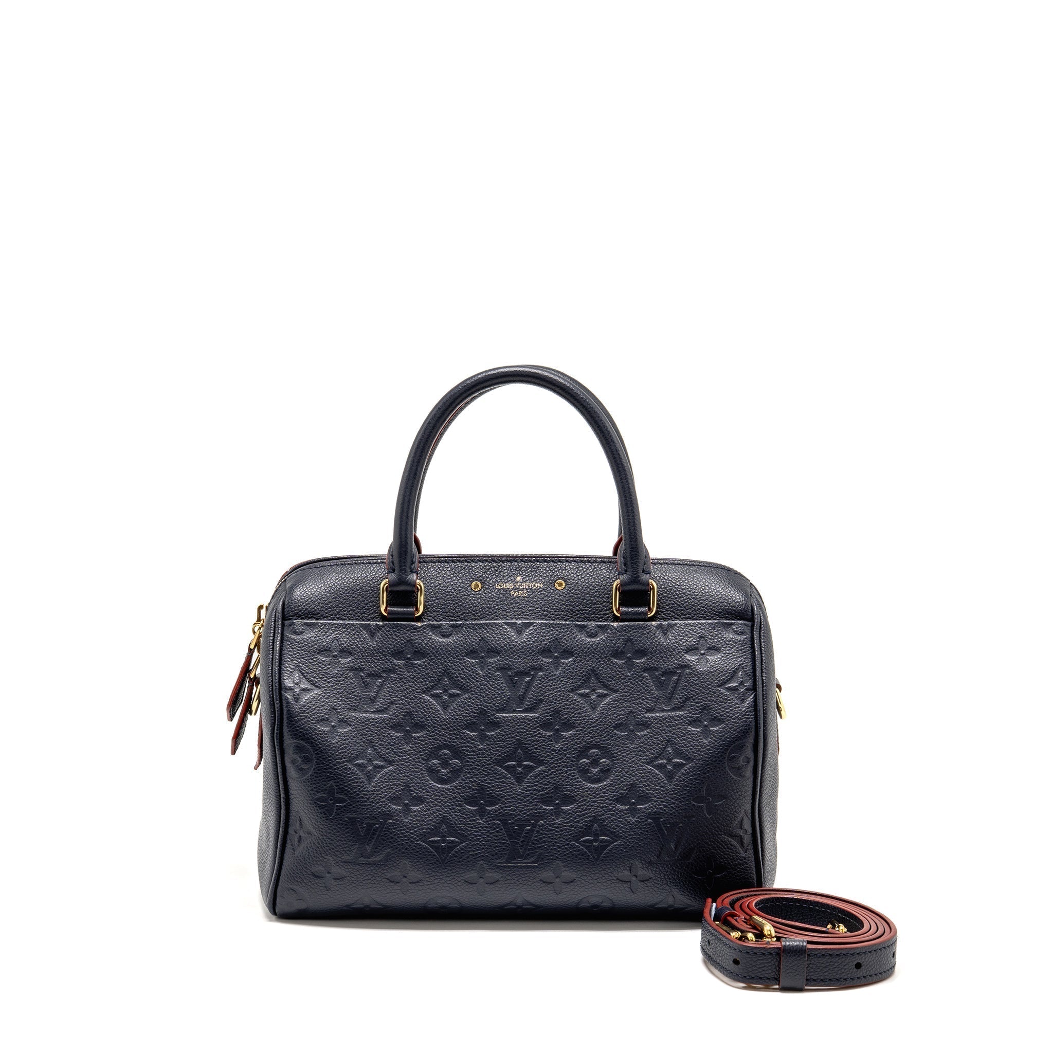 louis-vuitton-speedy-25-bandouliere-monogram-empreinte-navy-red-ghw-1