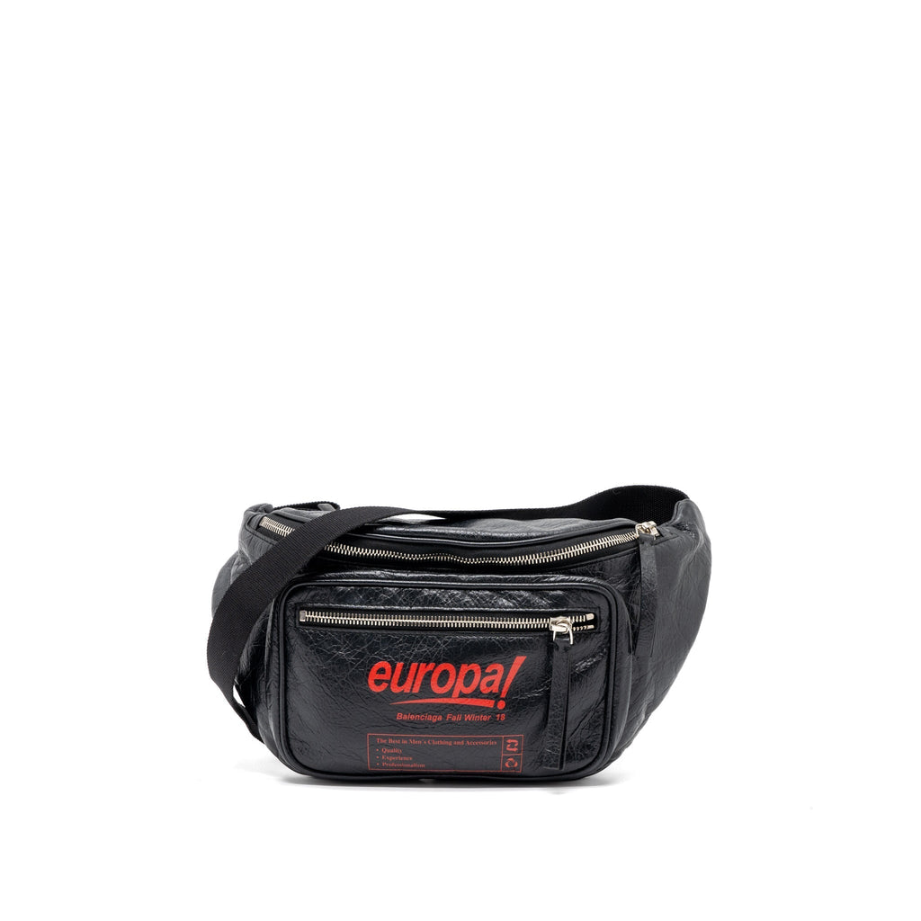 balenciaga-europa-belt-bag-calfskin-black-red-shw