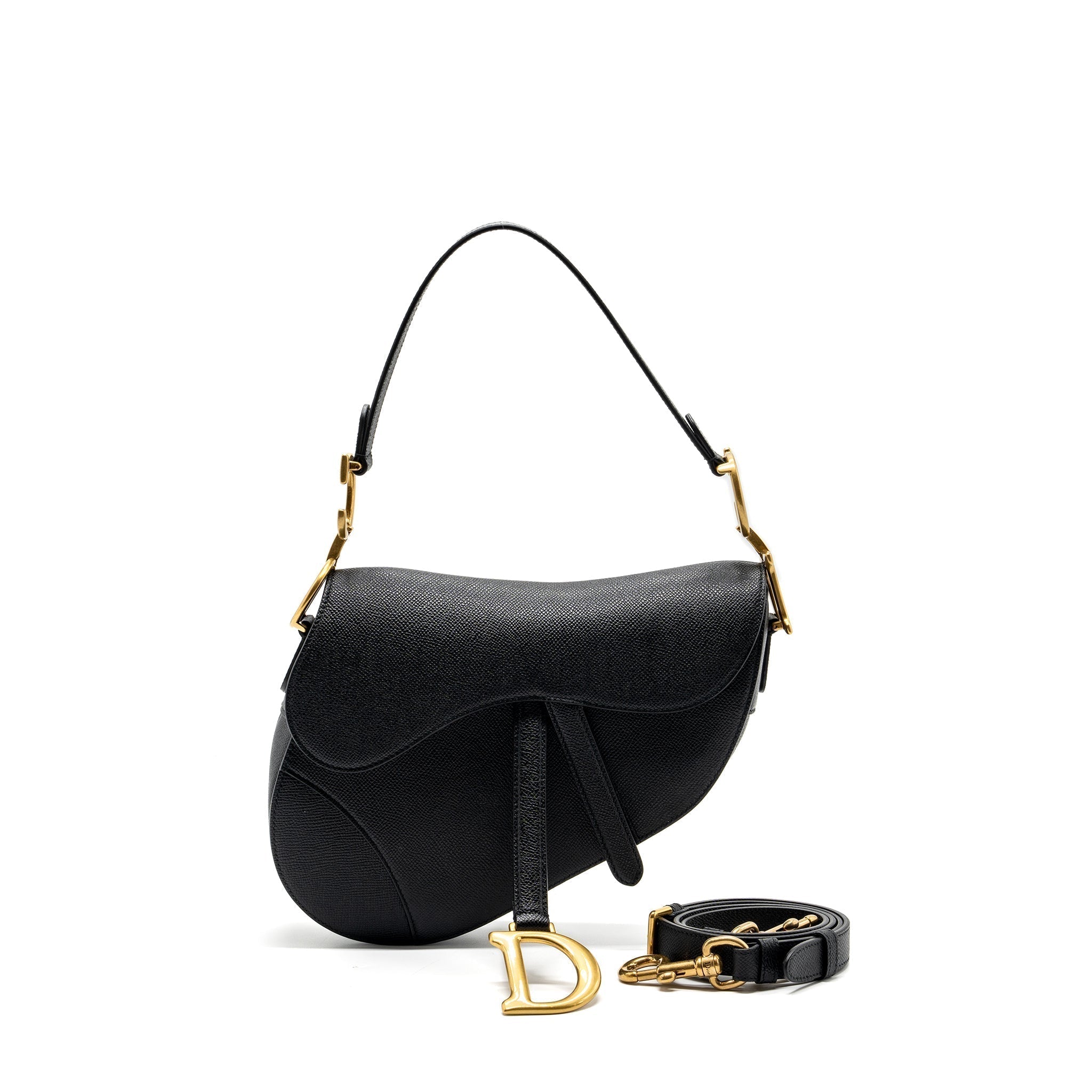 dior-medium-saddle-bag-with-strap-grained-calfskin-black-ghw-1
