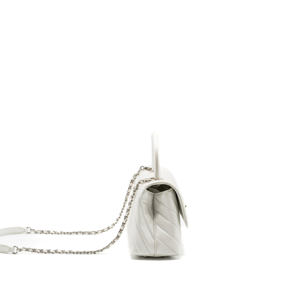 chanel-chevron-small-coco-handle-caviar-iridescent-white-shw