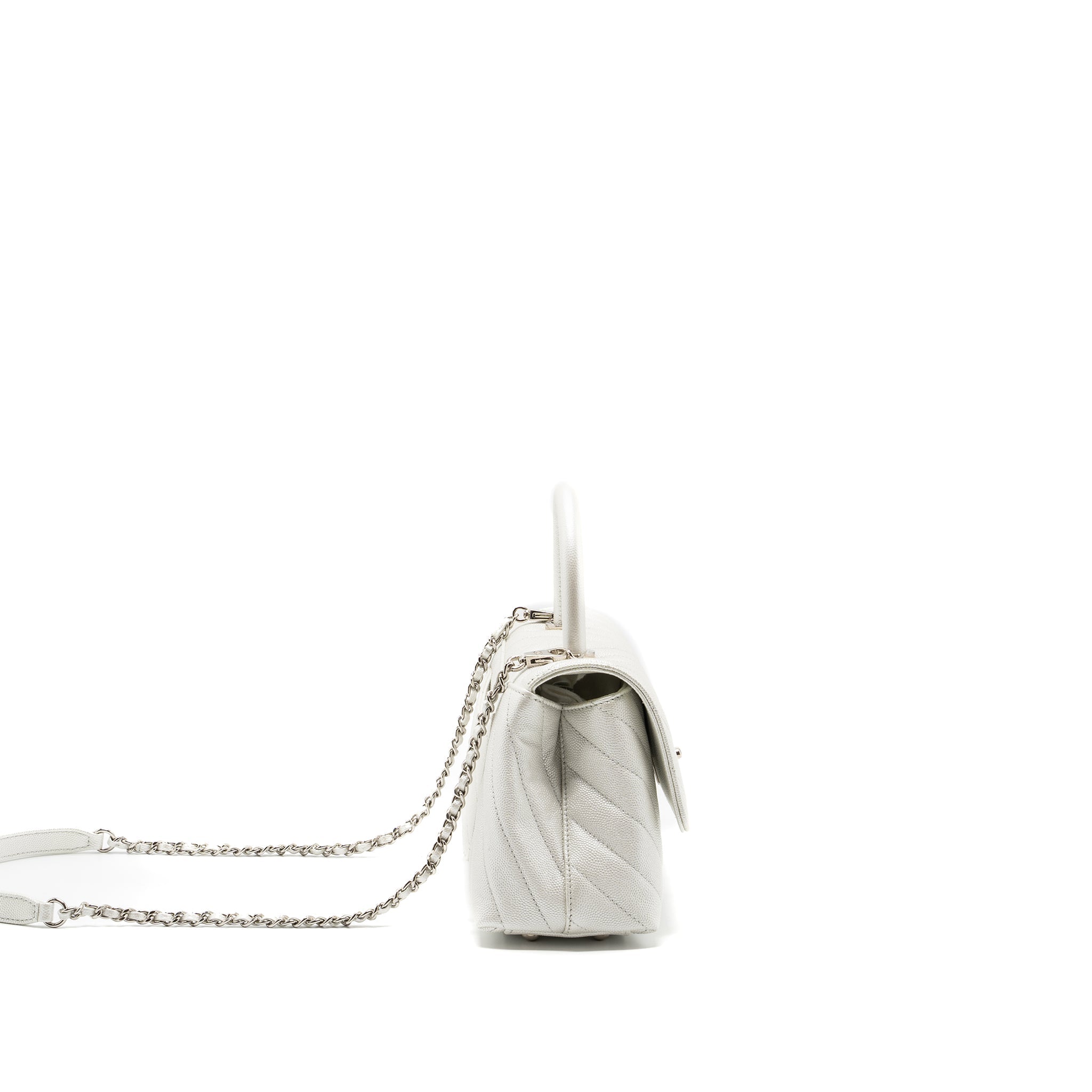 chanel-chevron-small-coco-handle-caviar-iridescent-white-shw