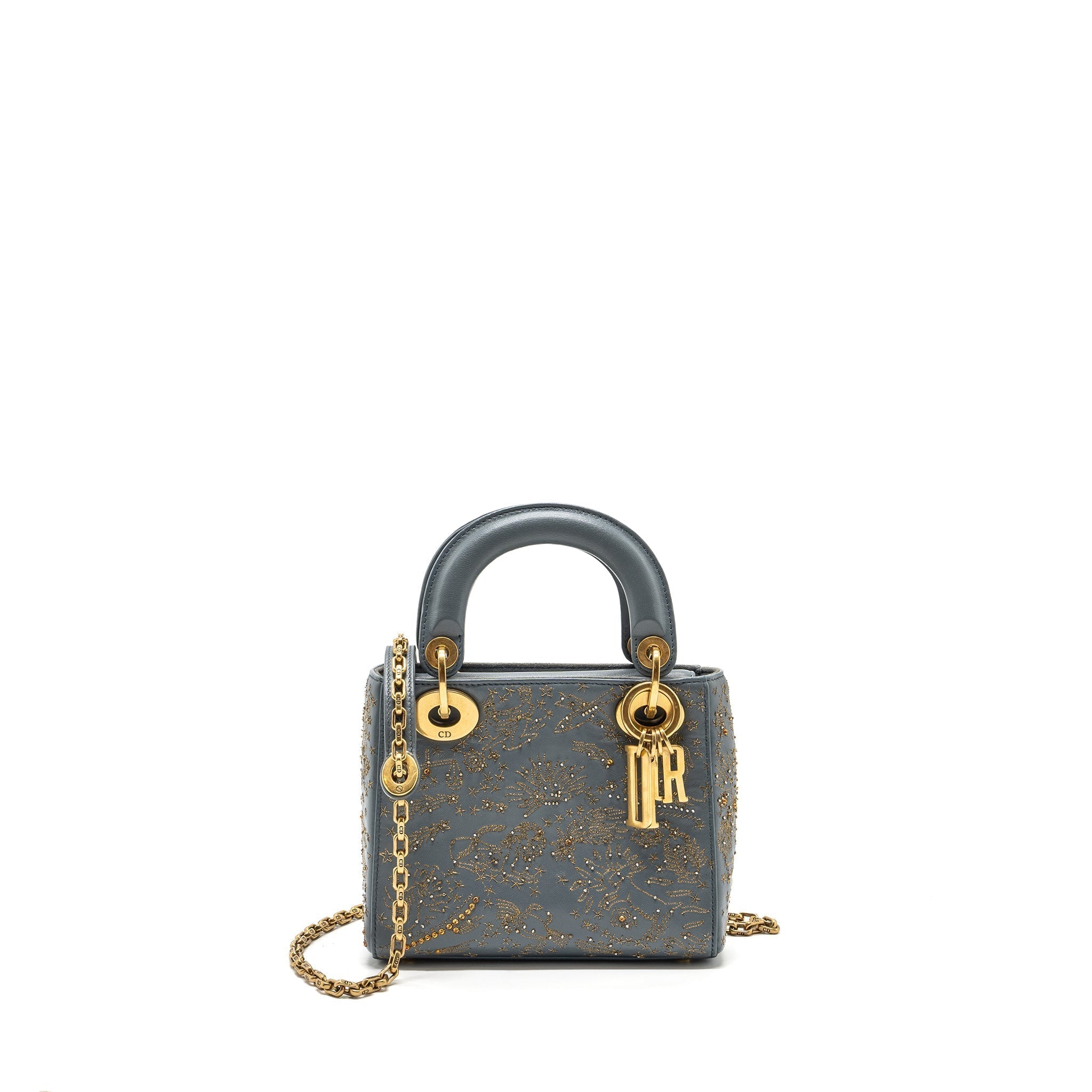 dior-mini-lady-dior-limited-edition-lambskin-grey-ghw-copy