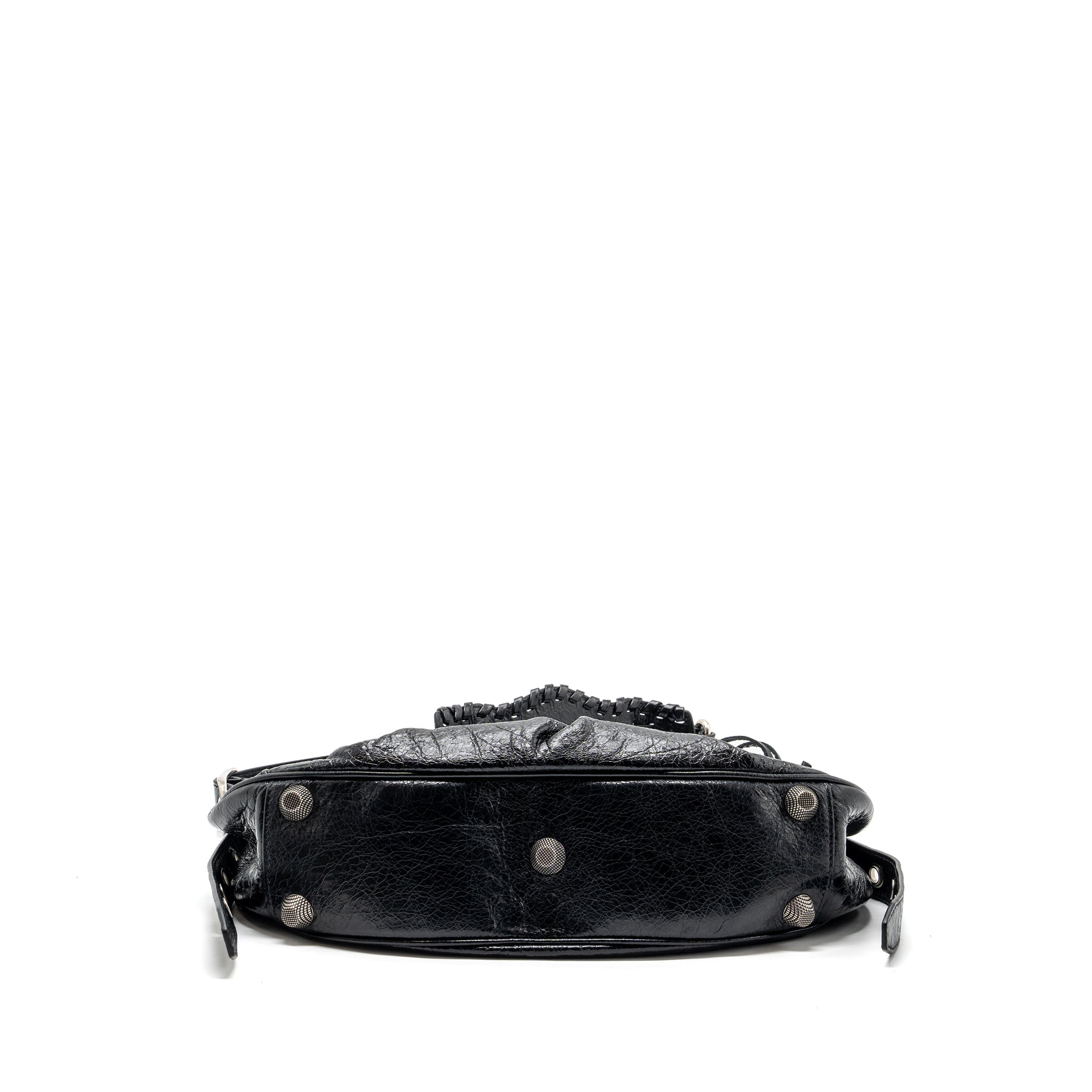 balenciaga-le-cargole-small-shoulder-bag-lambskin-black-shw