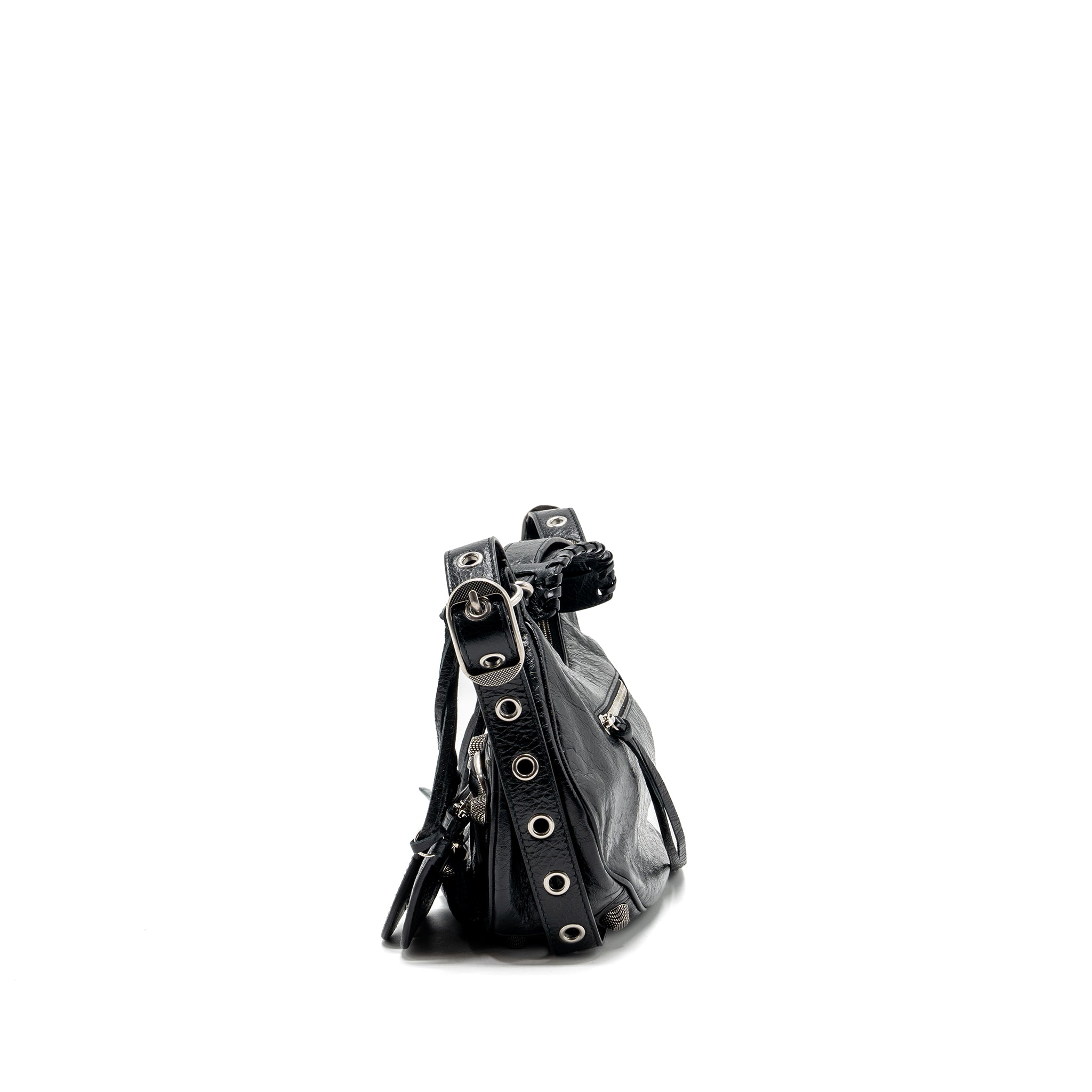 balenciaga-le-cargole-small-shoulder-bag-lambskin-black-shw