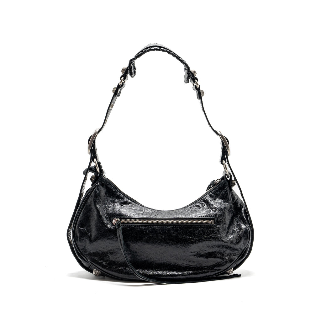 balenciaga-le-cargole-small-shoulder-bag-lambskin-black-shw