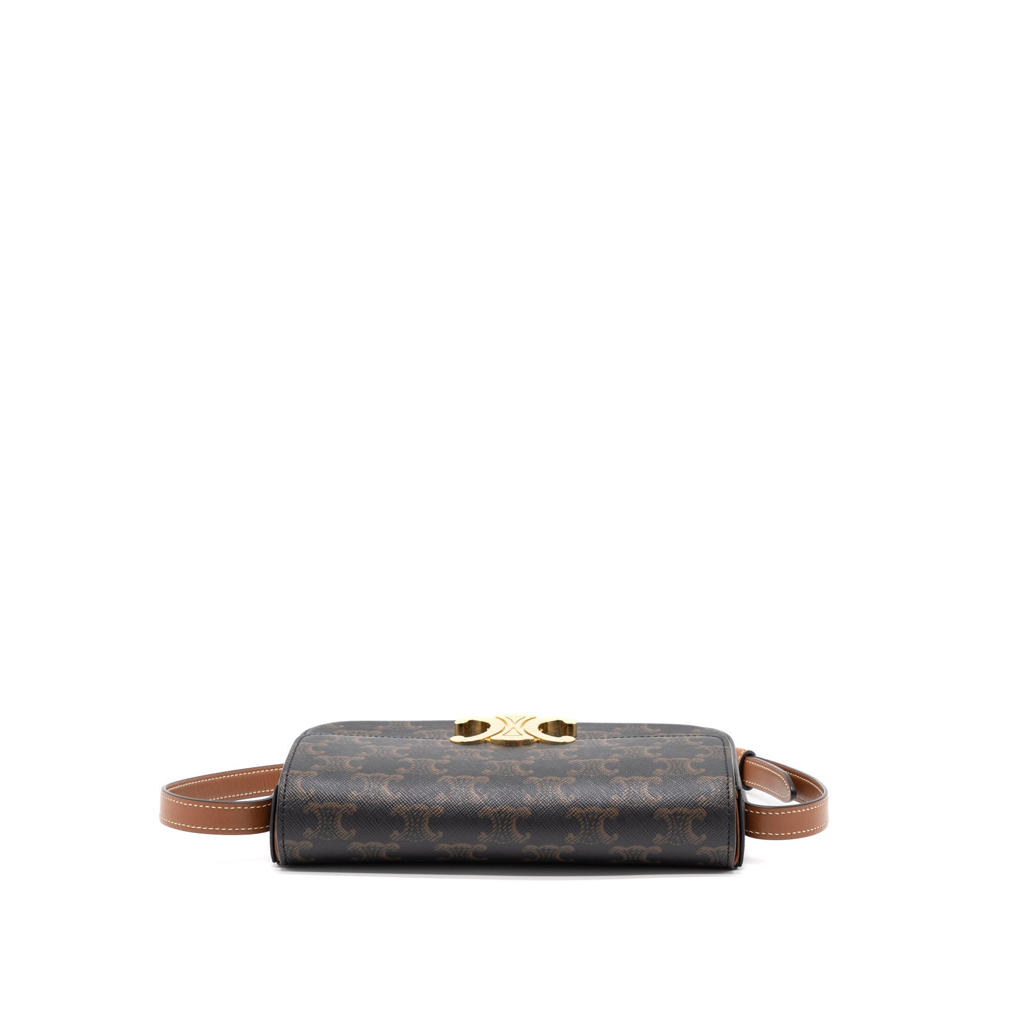 celine-triomphe-shoulder-bag-calfskin-triomphe-canvas-brown-multicolour-ghw