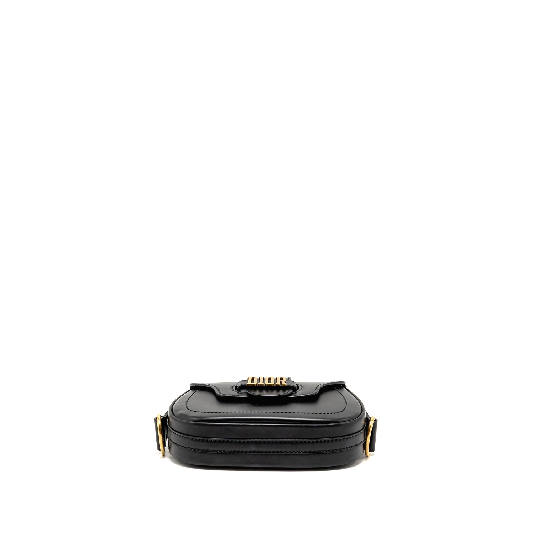 dior-d-fence-saddle-bag-calfskin-black-ghw