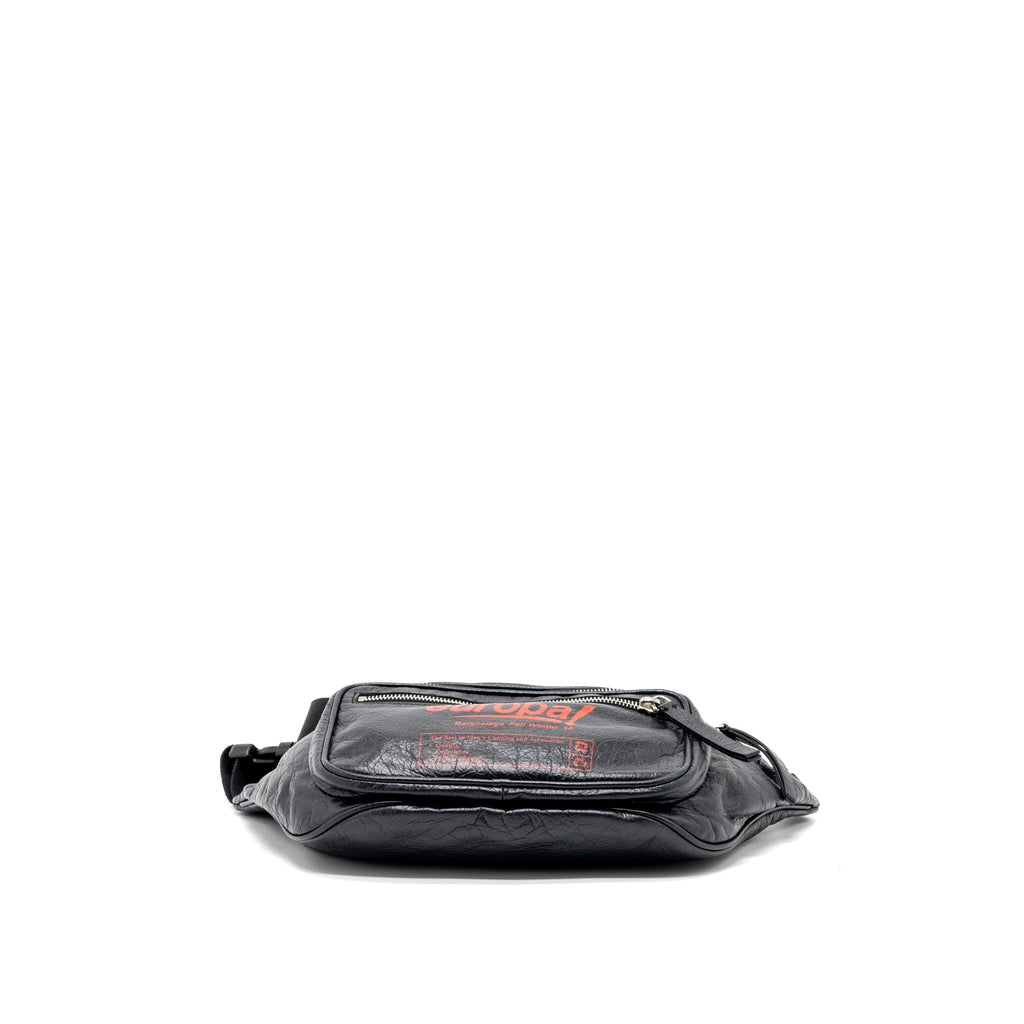 balenciaga-europa-belt-bag-calfskin-black-red-shw