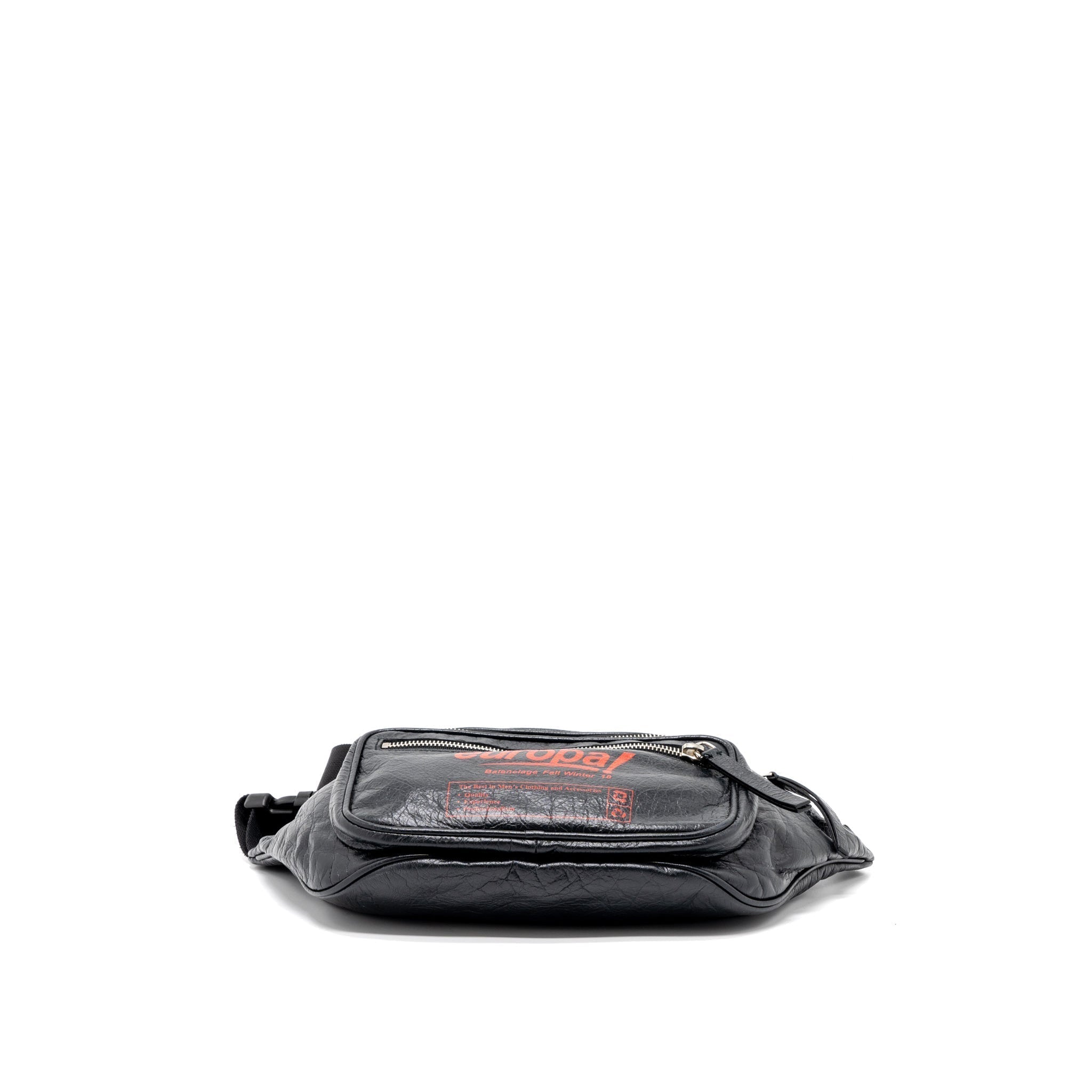 balenciaga-europa-belt-bag-calfskin-black-red-shw