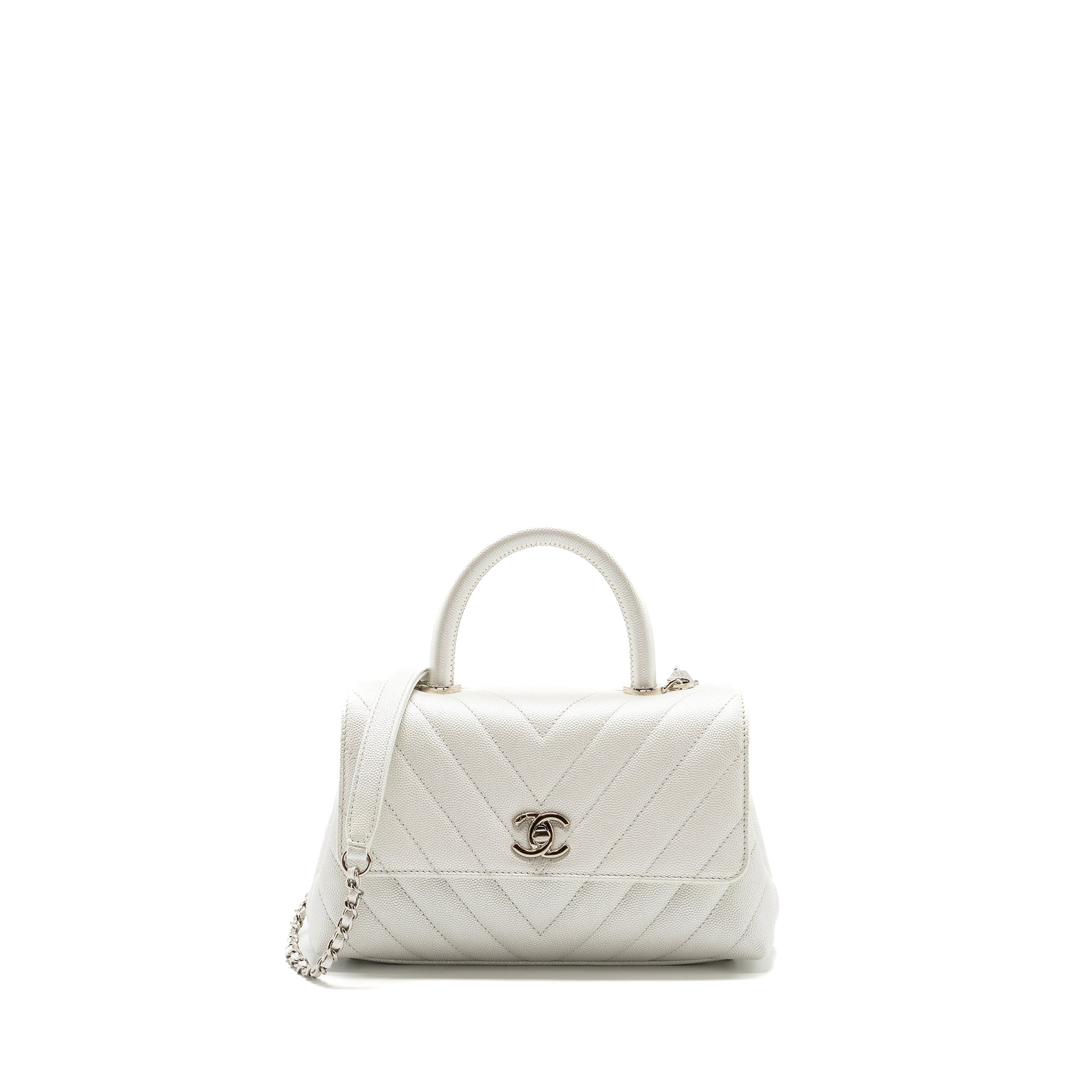 chanel-chevron-small-coco-handle-caviar-iridescent-white-shw