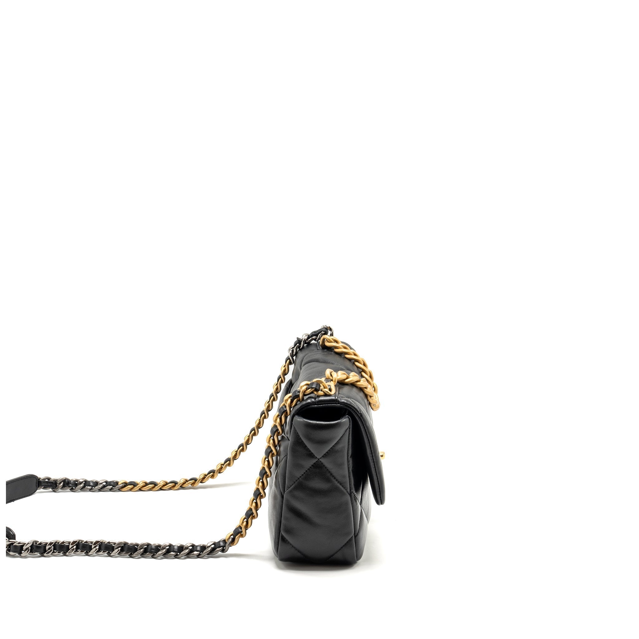 chanel-small-19-bag-lambskin-black-multicolour-hardware-microchip-6