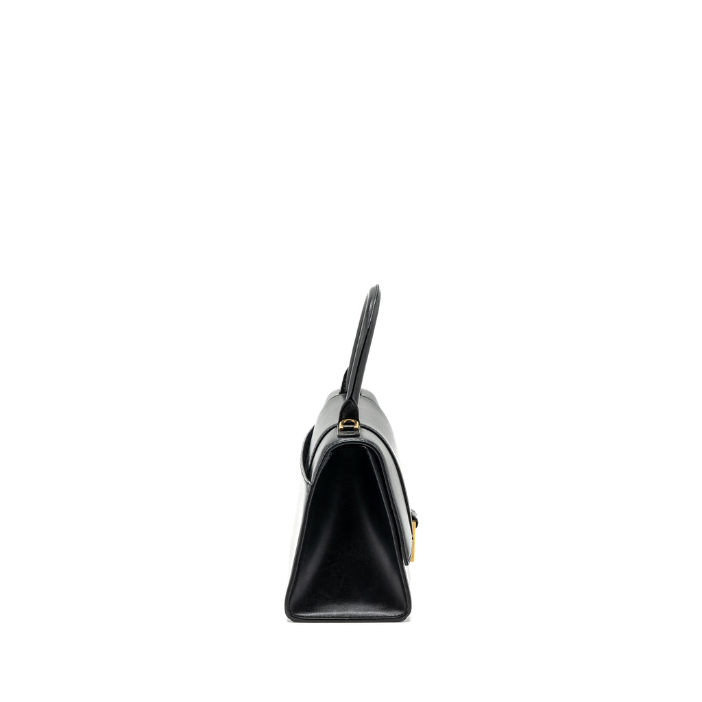 balenciaga-small-hourglass-bag-calfskin-black-ghw