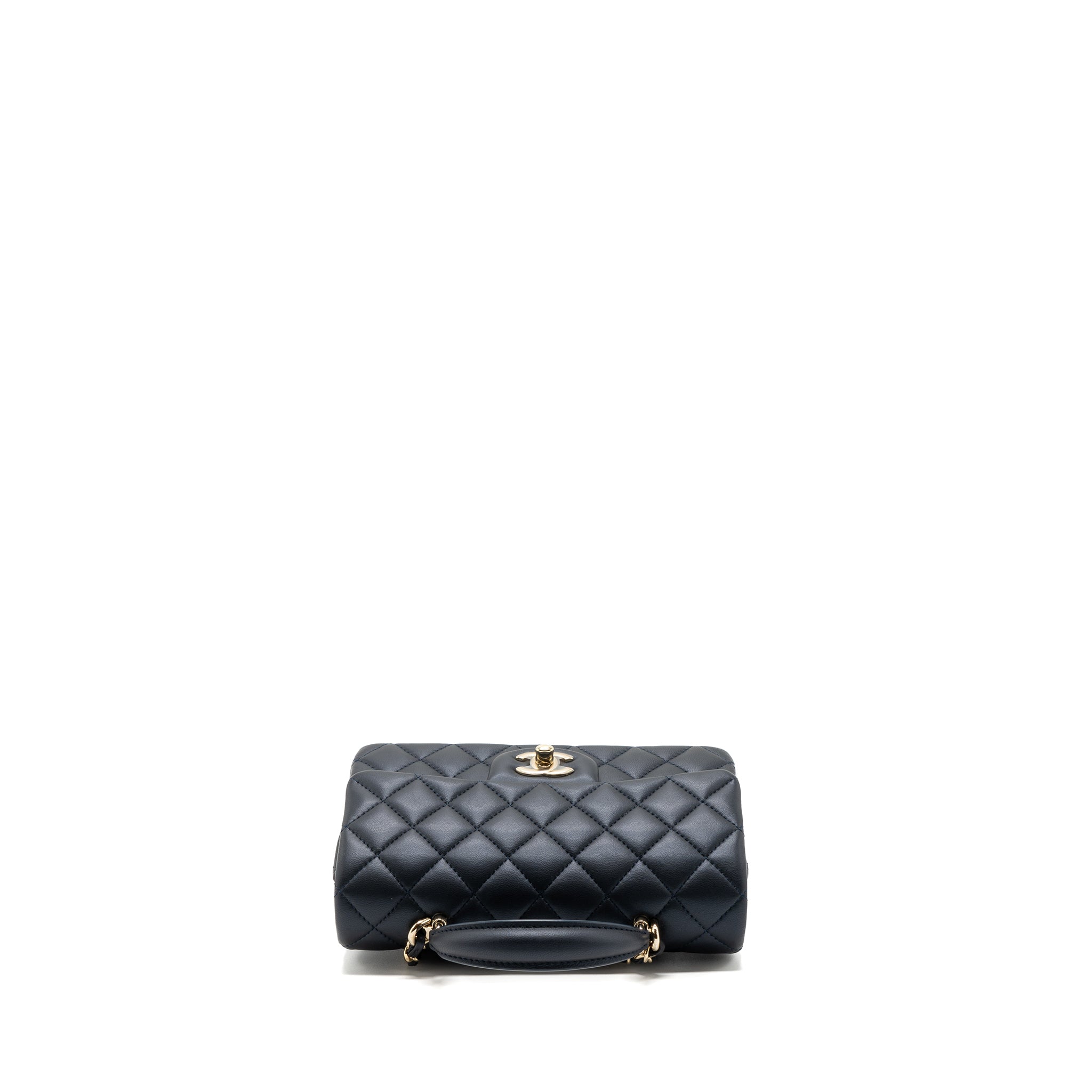 chanel-22a-top-handle-mini-rectangular-flap-bag-lambskin-dark-blue-lghwmicrochip
