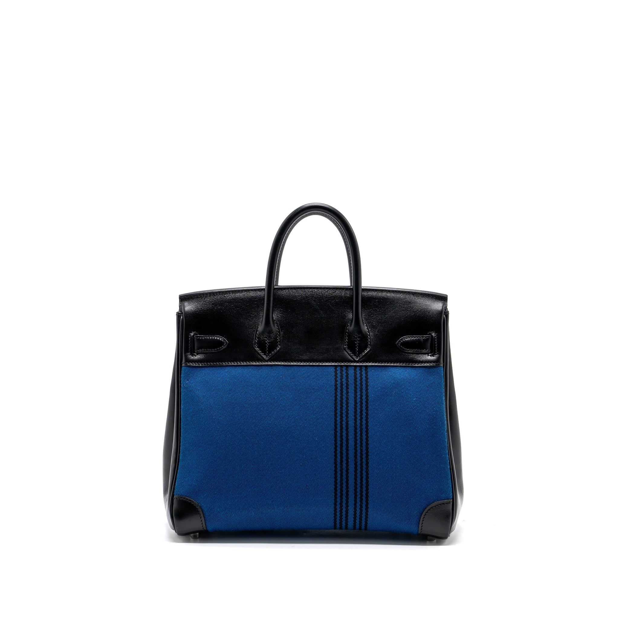 hermes-vintage-birkin-had-28-toile-potamus-black-blue-shw-stamp-square-j