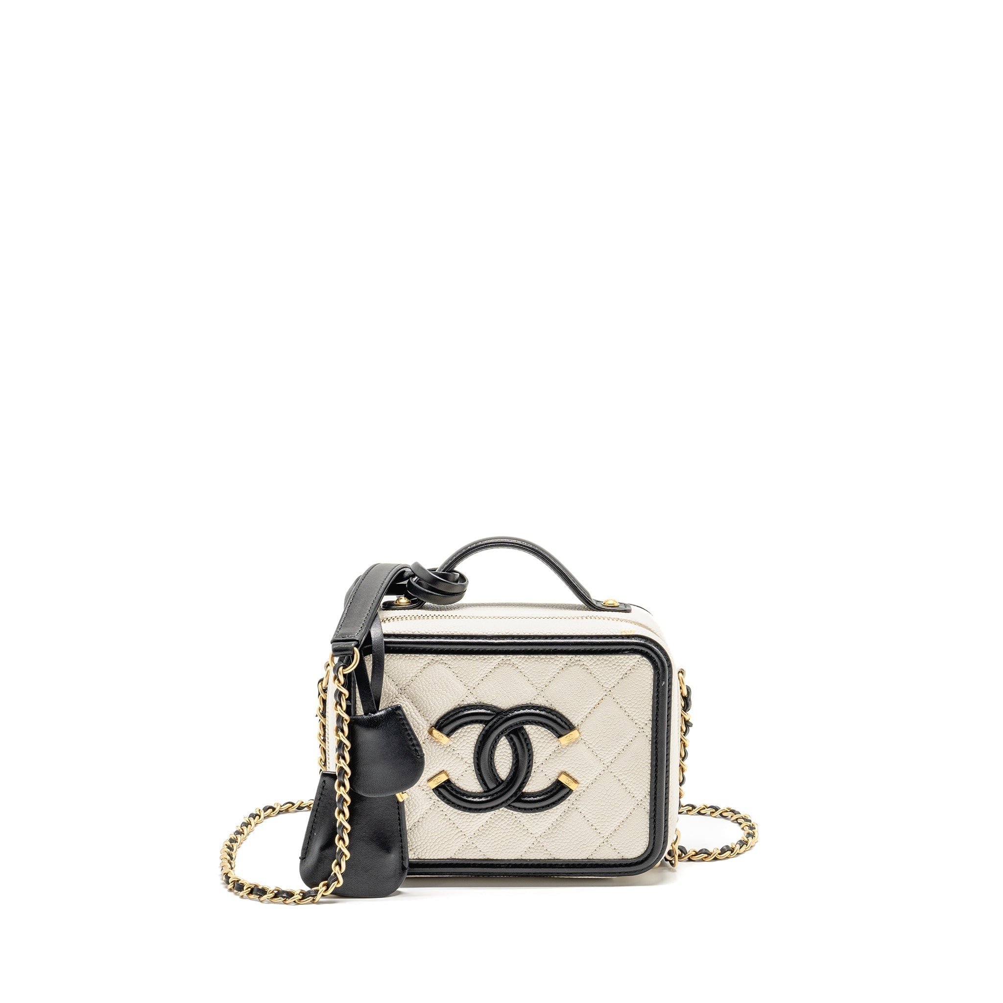 chanel-cc-filigree-vanity-case-caviar-white-black