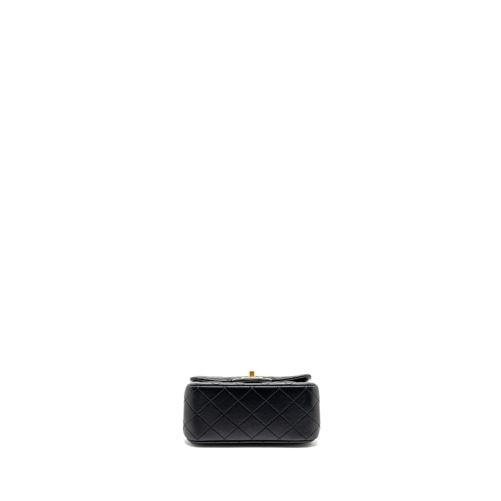 chanel-camellia-adjustable-chain-mini-square-flap-bag-lambskin-black-ghw-microchip-copy