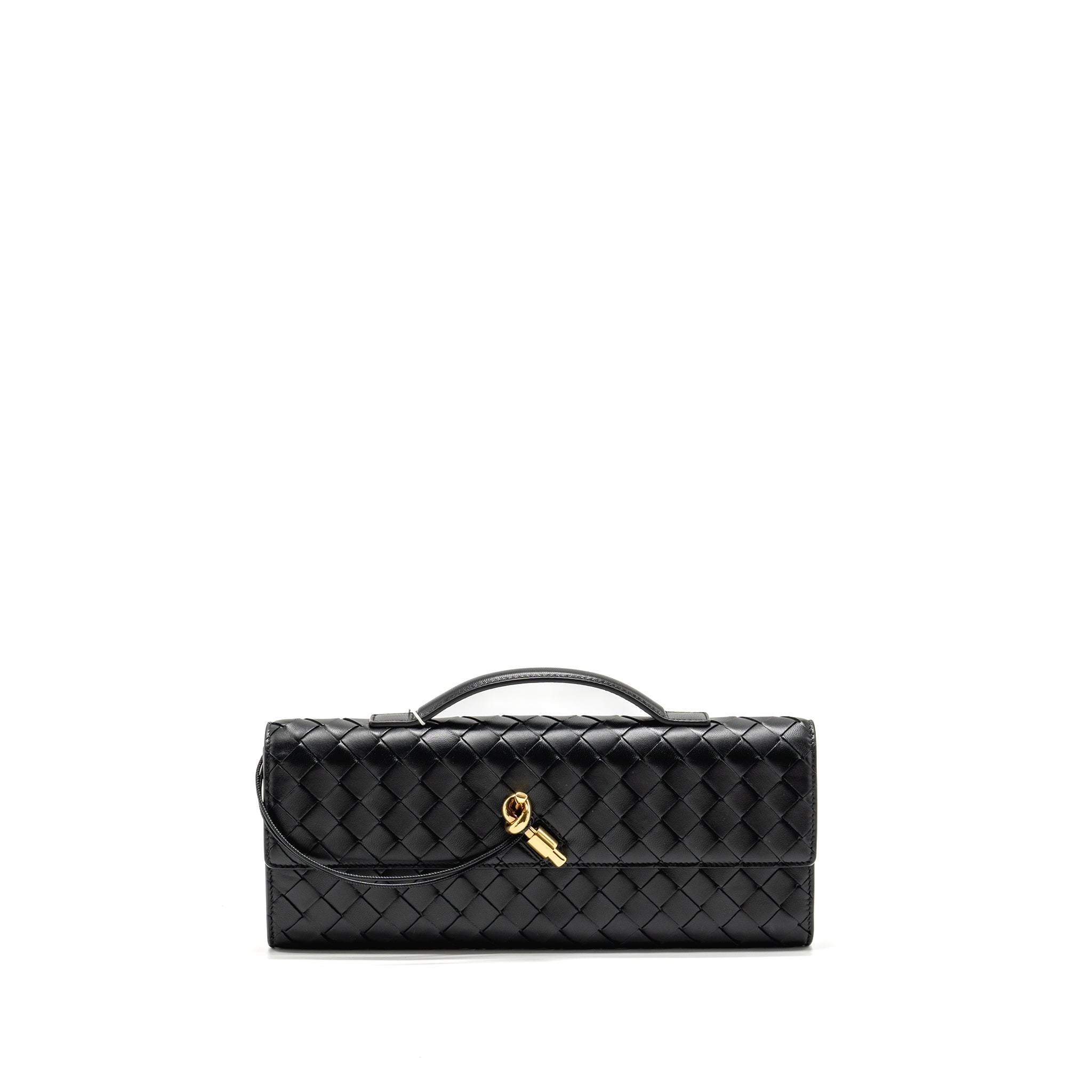 bottega-veneta-andiamo-clutch-lambskin-black-ghw