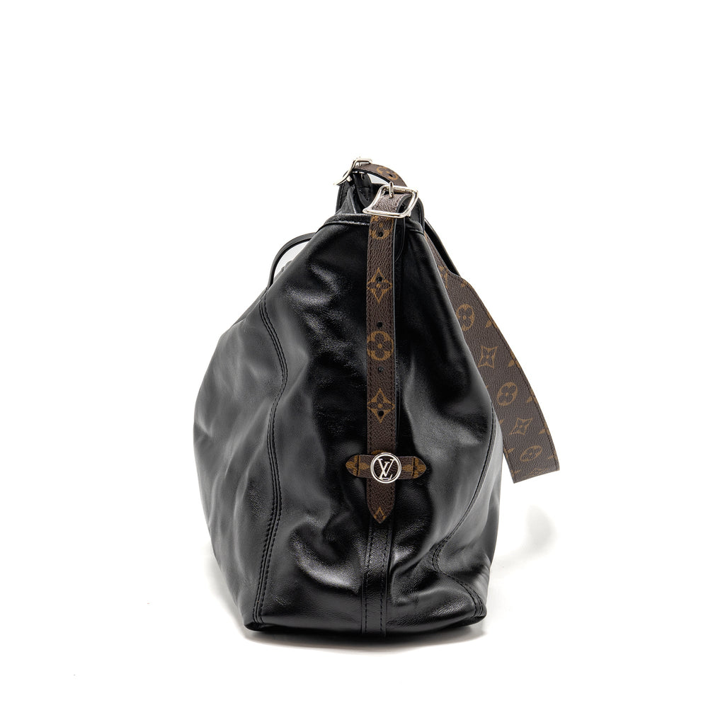 louis-vuitton-carryall-vibe-mm-lambskin-monogram-canvas-black-shw-copy
