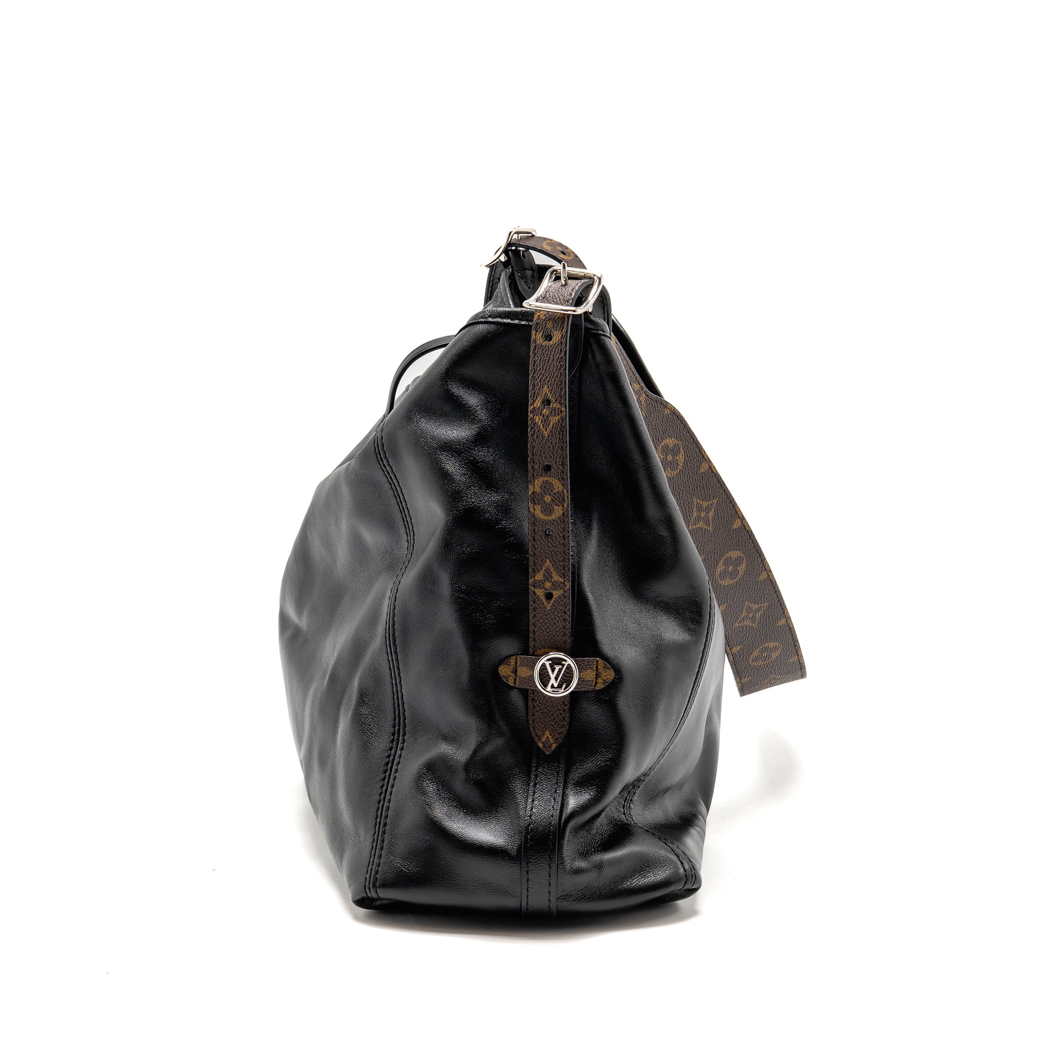 louis-vuitton-carryall-vibe-mm-lambskin-monogram-canvas-black-shw-copy