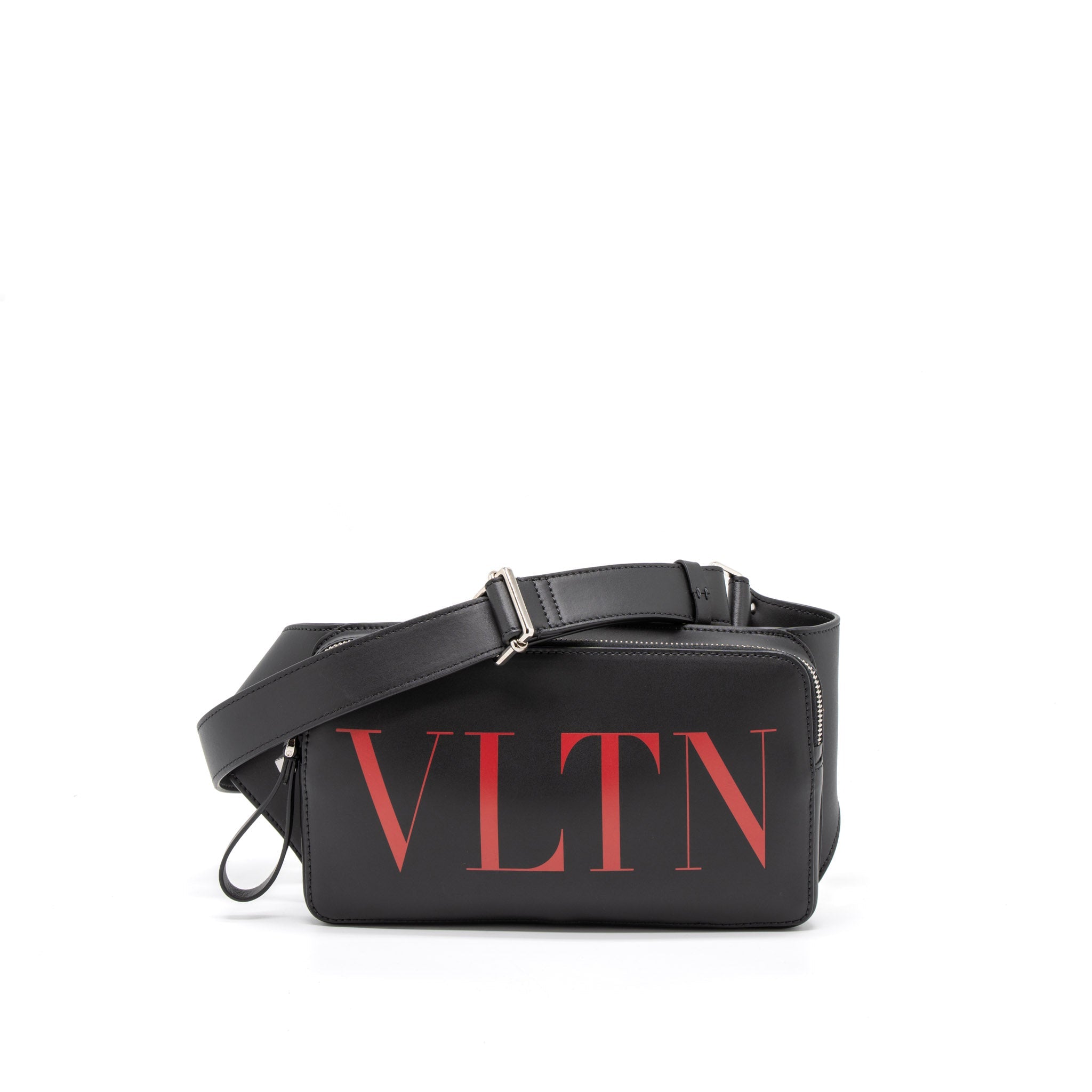 valentino-vltn-print-belt-bag-calfskin-black-red-shw