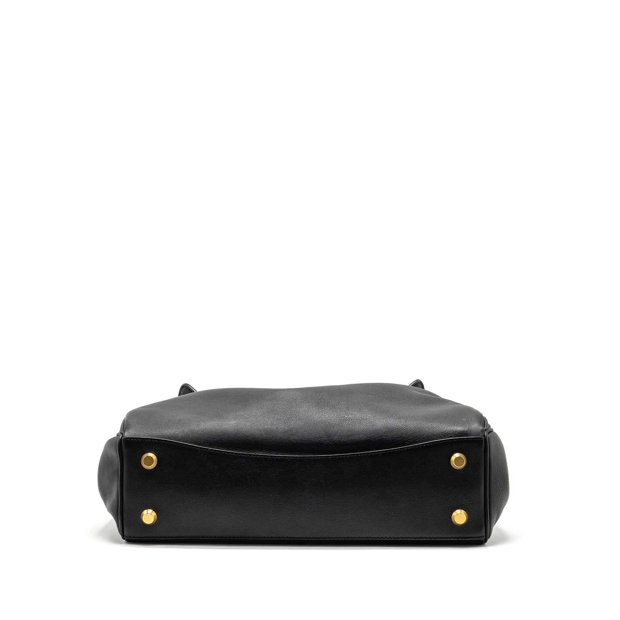 balenciaga-medium-rodeo-handbag-smooth-calfskin-black-ghw-copy