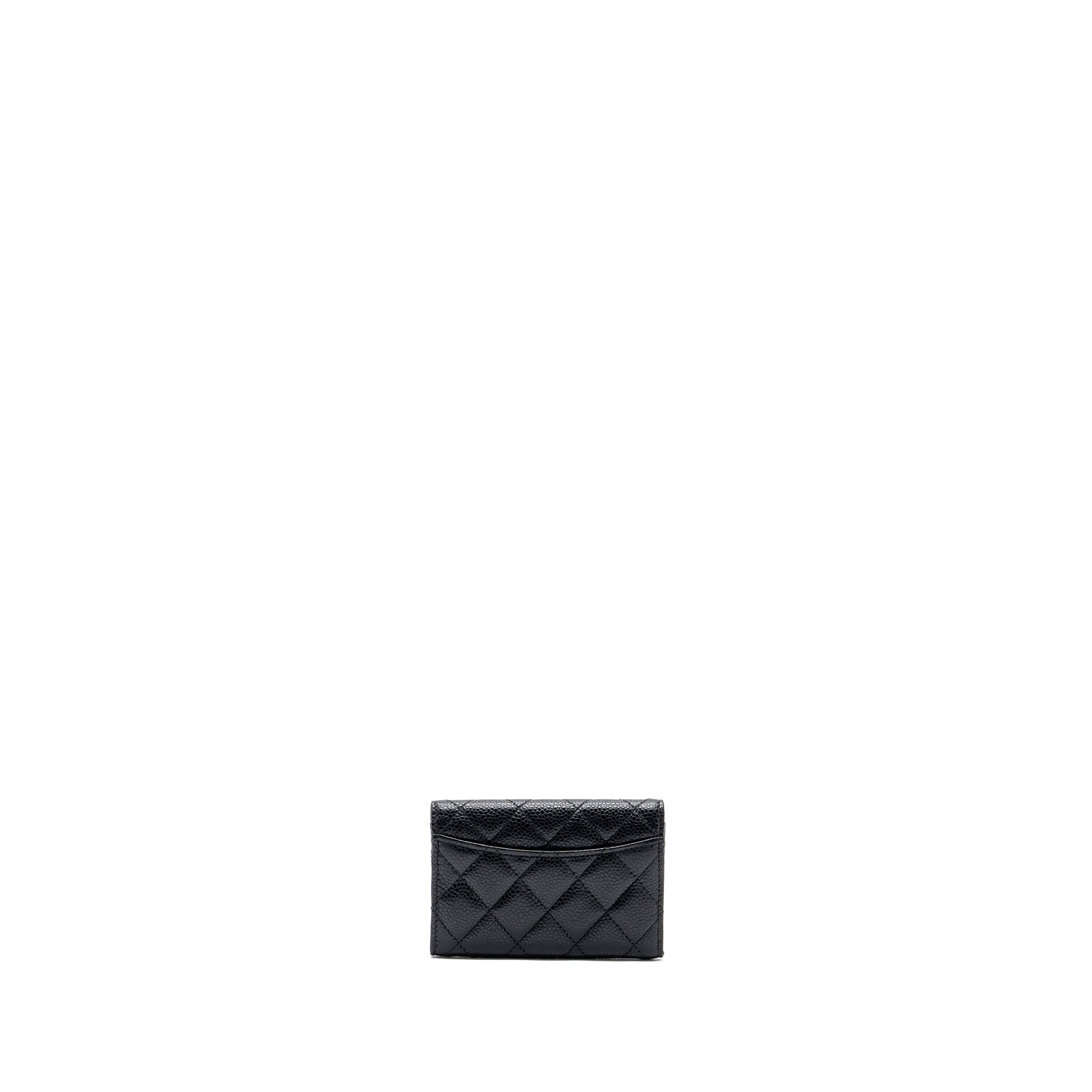 chanel-classic-flap-card-holder-caviar-black-shw-microchip