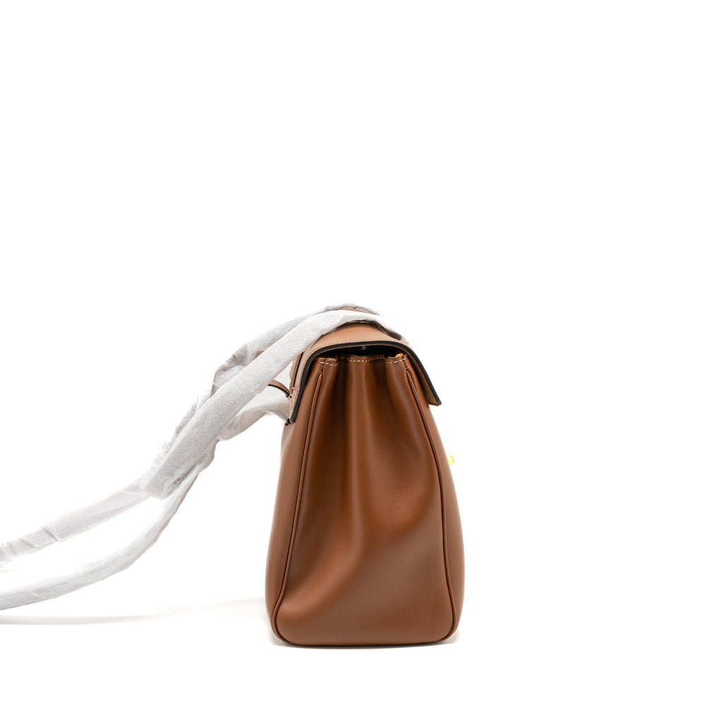 celine-16-medium-soft-calfskin-tan-ghw