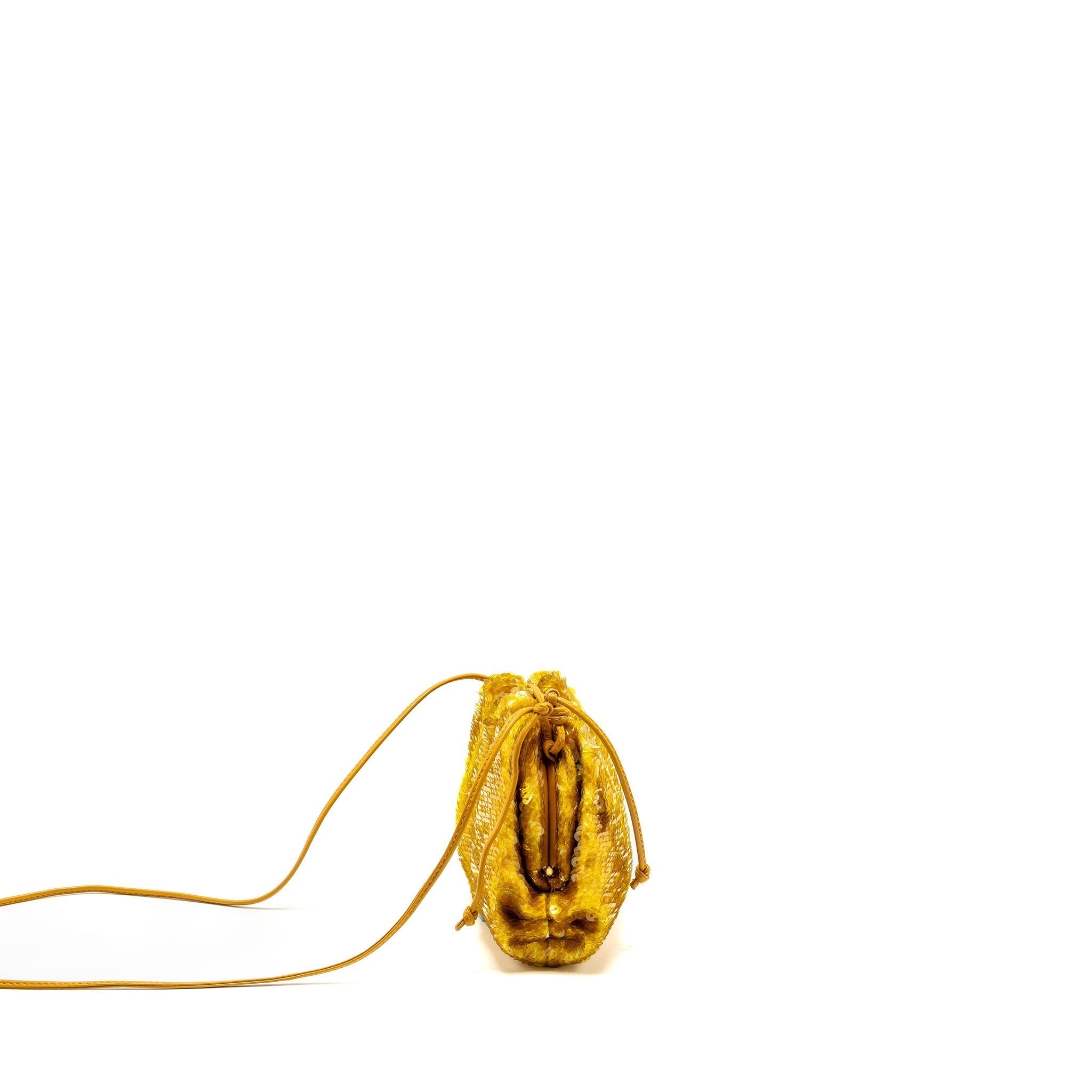 bottega-veneta-mini-pouch-sequin-gold-ghw