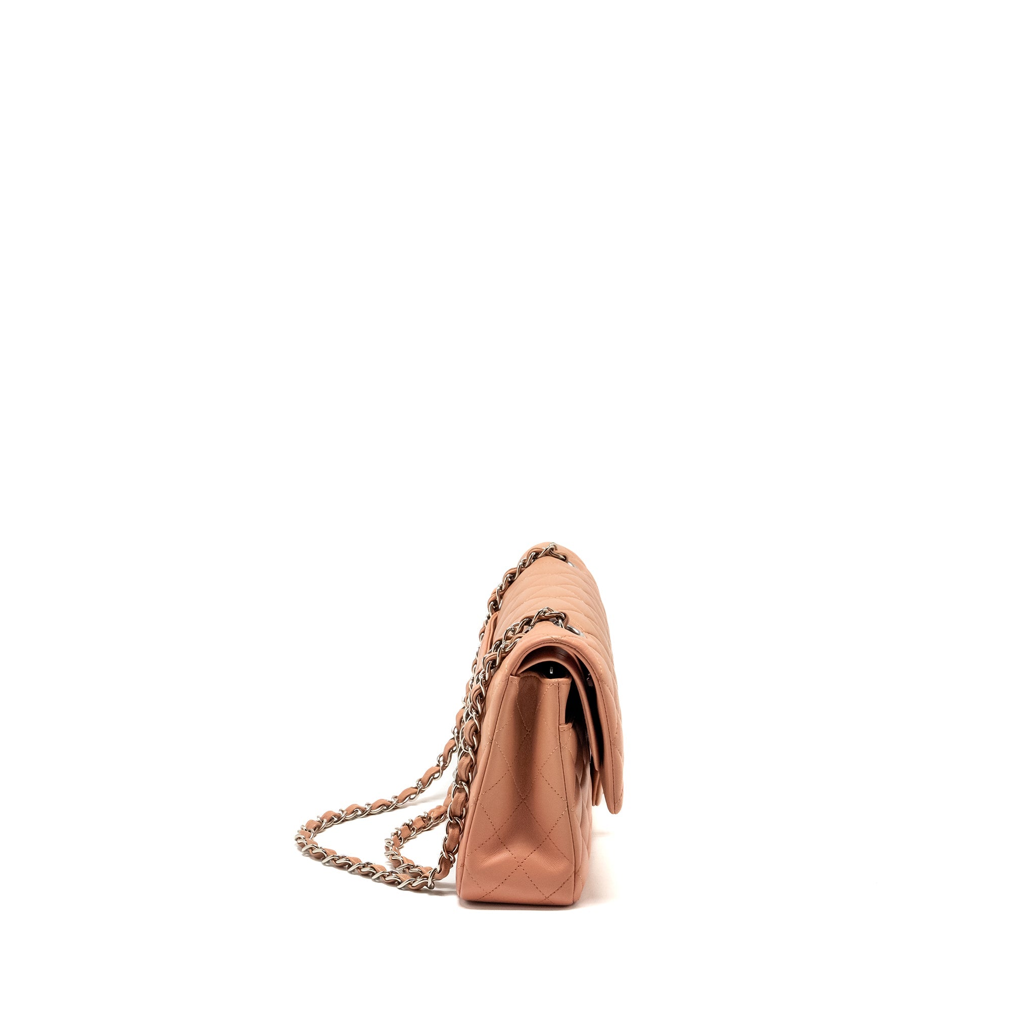 chanel-medium-classic-double-flap-bag-lambskin-pink-shw-microchip-copy