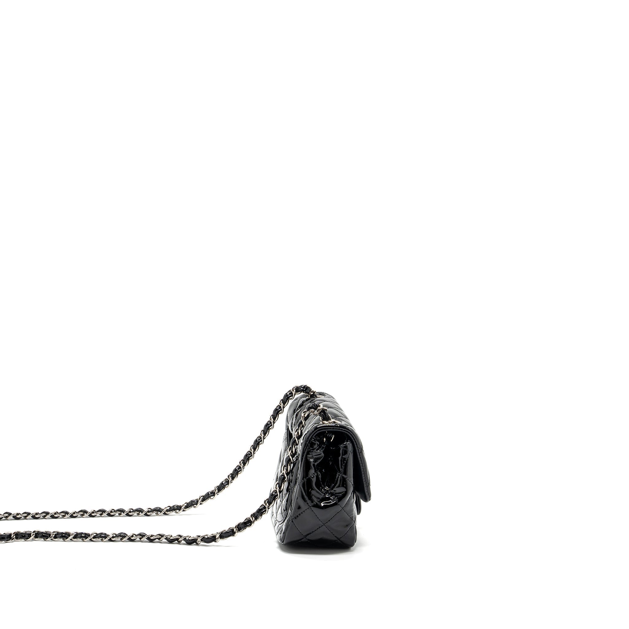 chanel-classic-mini-square-flap-bag-patent-black-shw