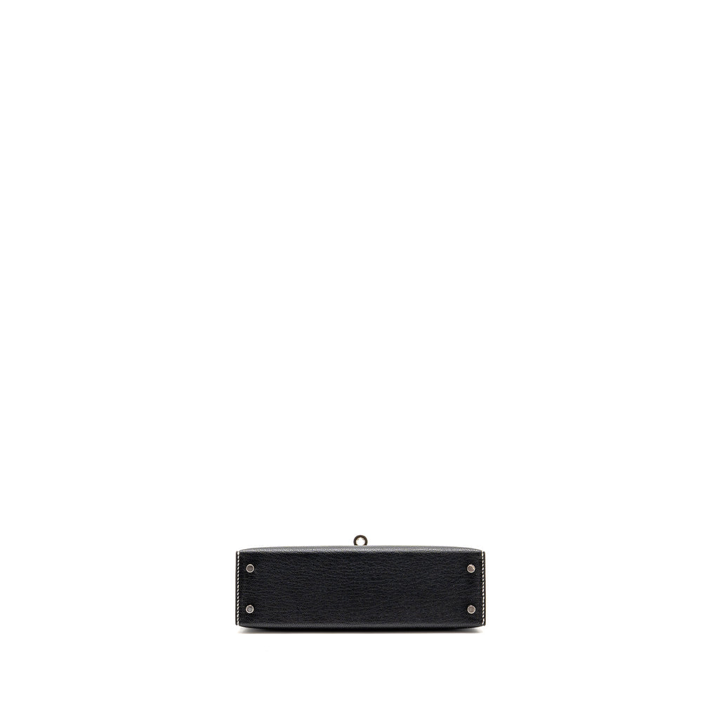 hermes-mini-kelly-ii-special-order-chevre-mysore-black-lime-shw-stamp-b