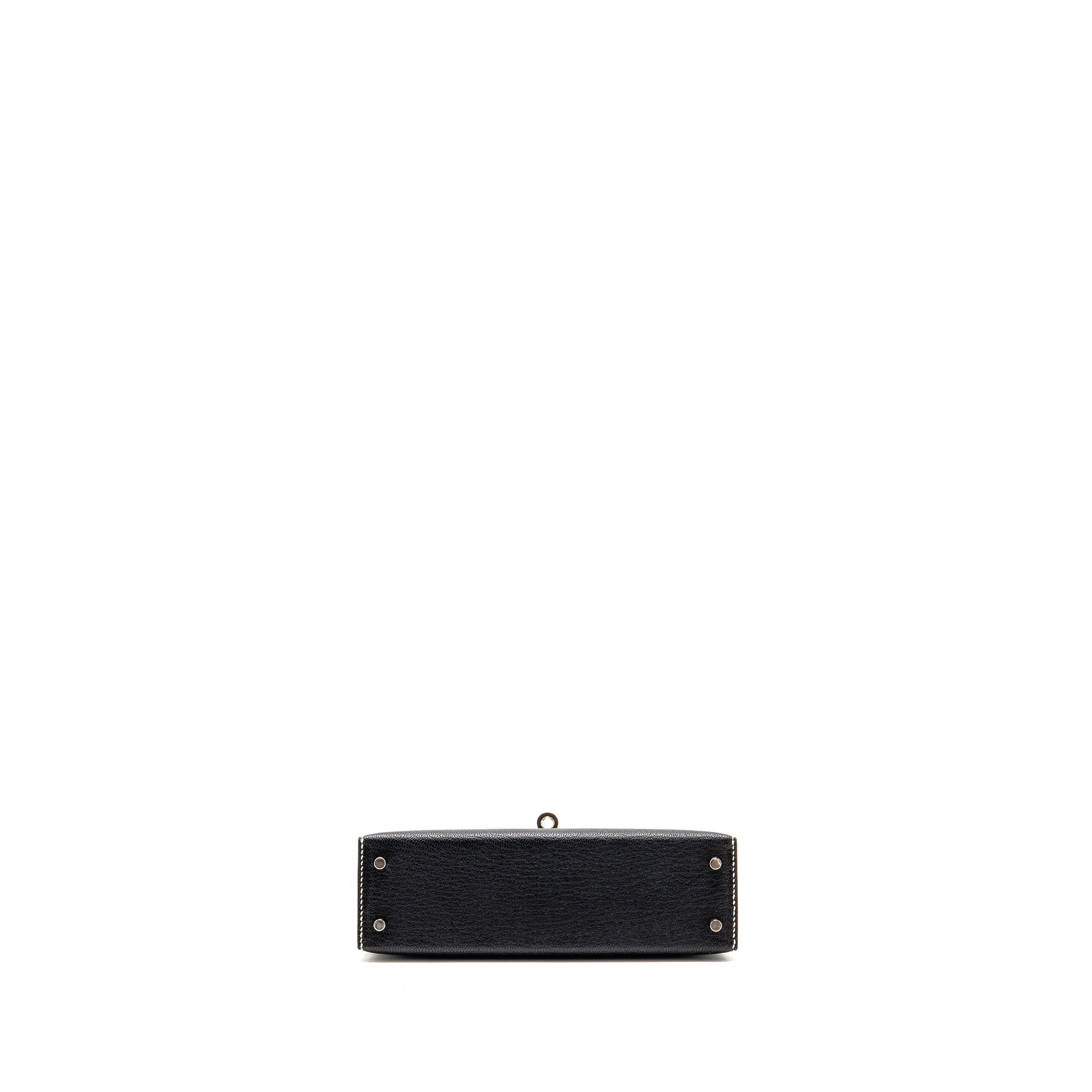 hermes-mini-kelly-ii-special-order-chevre-mysore-black-lime-shw-stamp-b