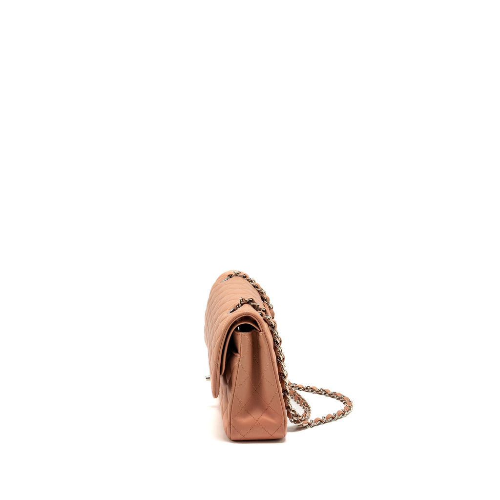 chanel-medium-classic-double-flap-bag-lambskin-pink-shw-microchip-copy