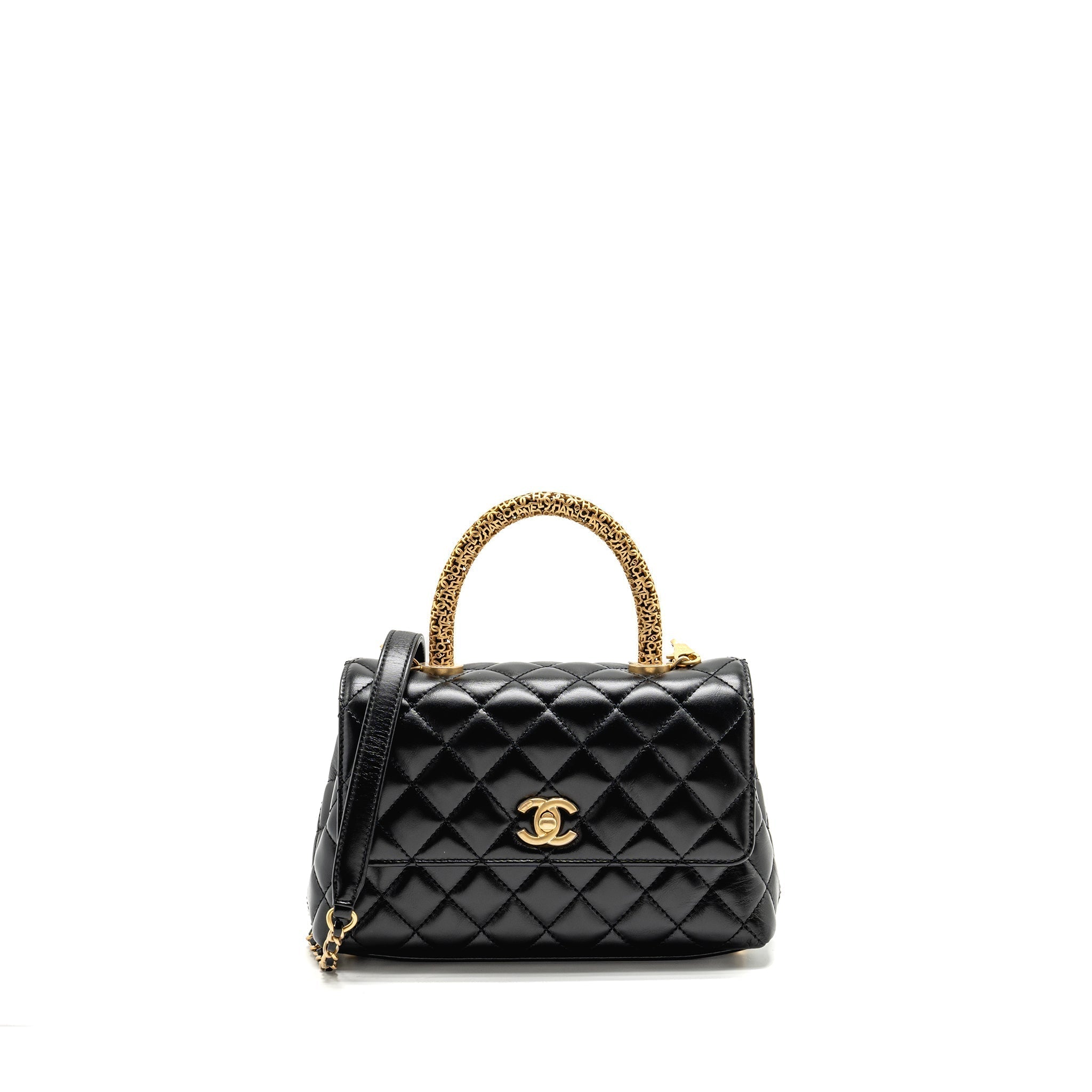 chanel-detailed-metal-handle-small-coco-handle-flap-bag-calfskin-black-ghw-microchip