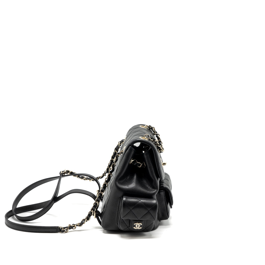 chanel-23k-triple-pocket-backpack-caviar-black-lghw-microchip-copy-1