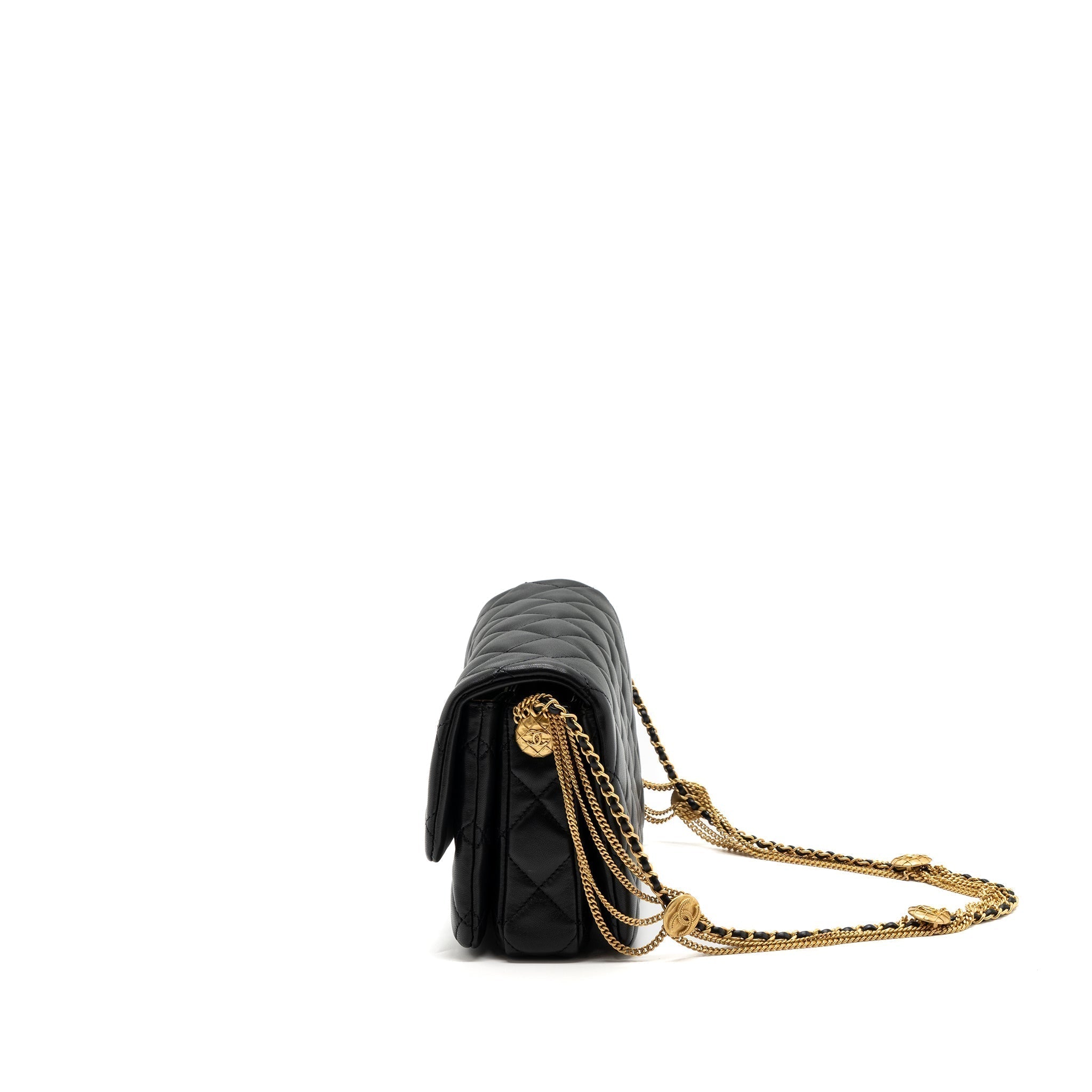 chanel-22a-button-on-chain-flap-shoulder-bag-lambskin-black-brushed-ghwmicrochip