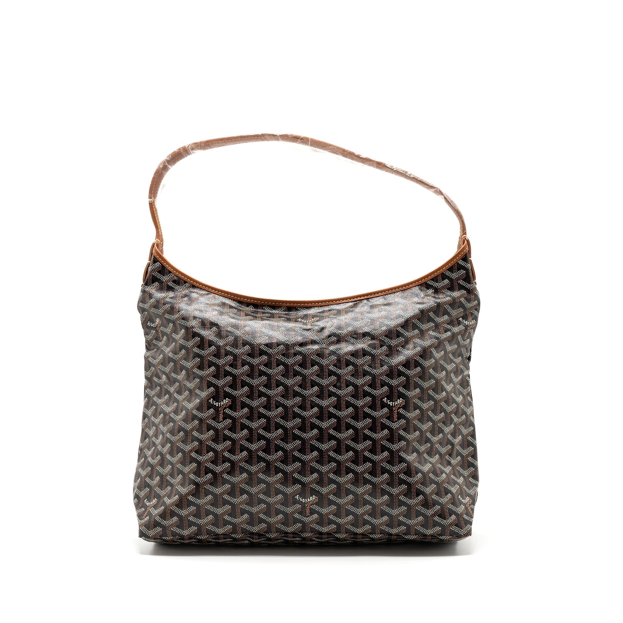 goyard-boheme-hobo-bag-canvas-calfskin-black-tan-shw-with-necessaire-bag-ecru