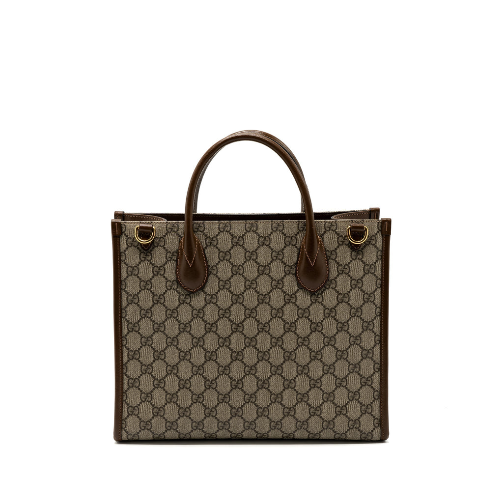 gucci-gg-small-tote-bag-gg-supreme-canvas-brown-ghw