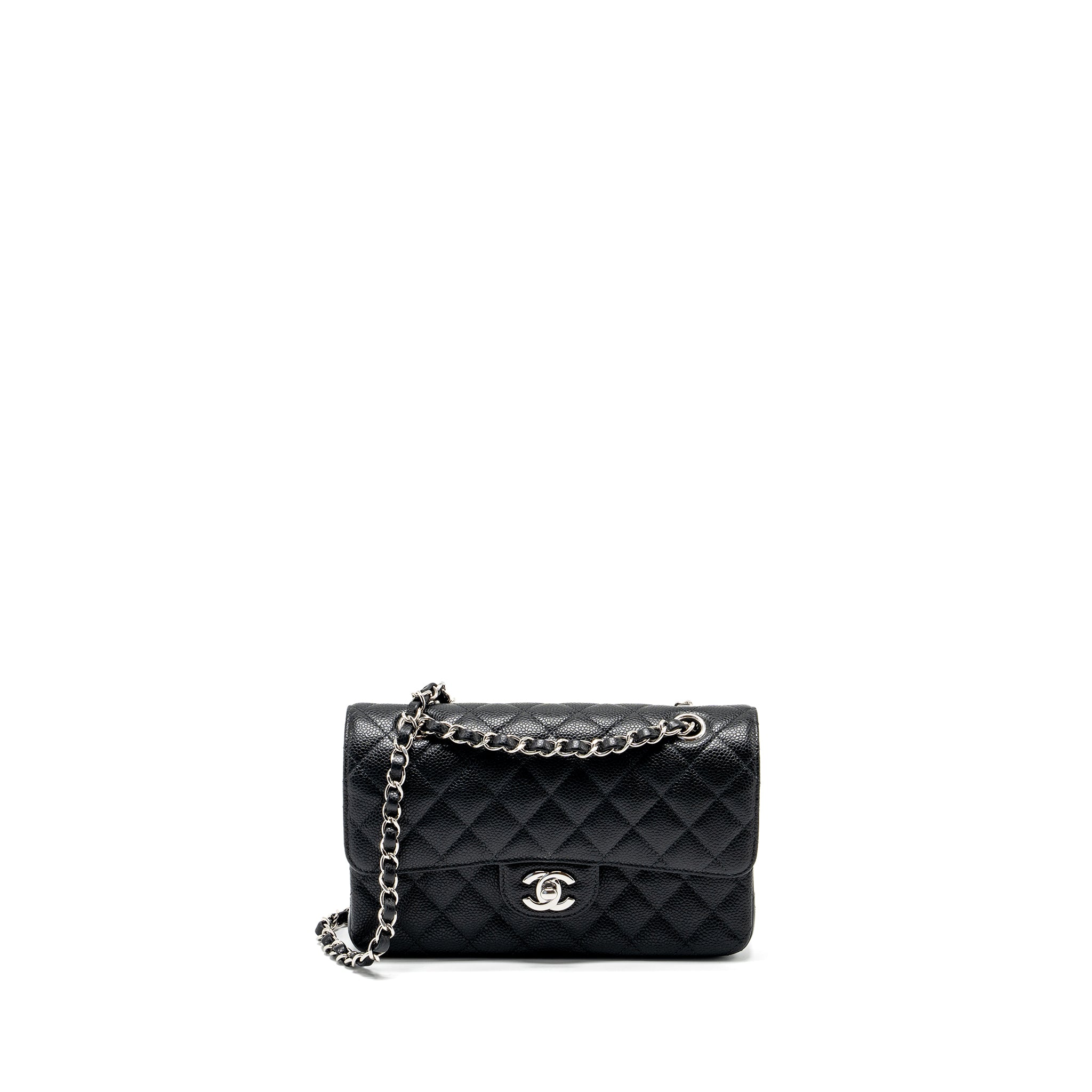 chanel-small-classic-double-flap-bag-caviar-black-shwmicrochip-1
