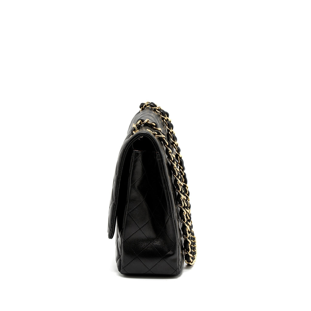 chanel-maxi-classic-single-flap-bag-lambskin-black-ghw